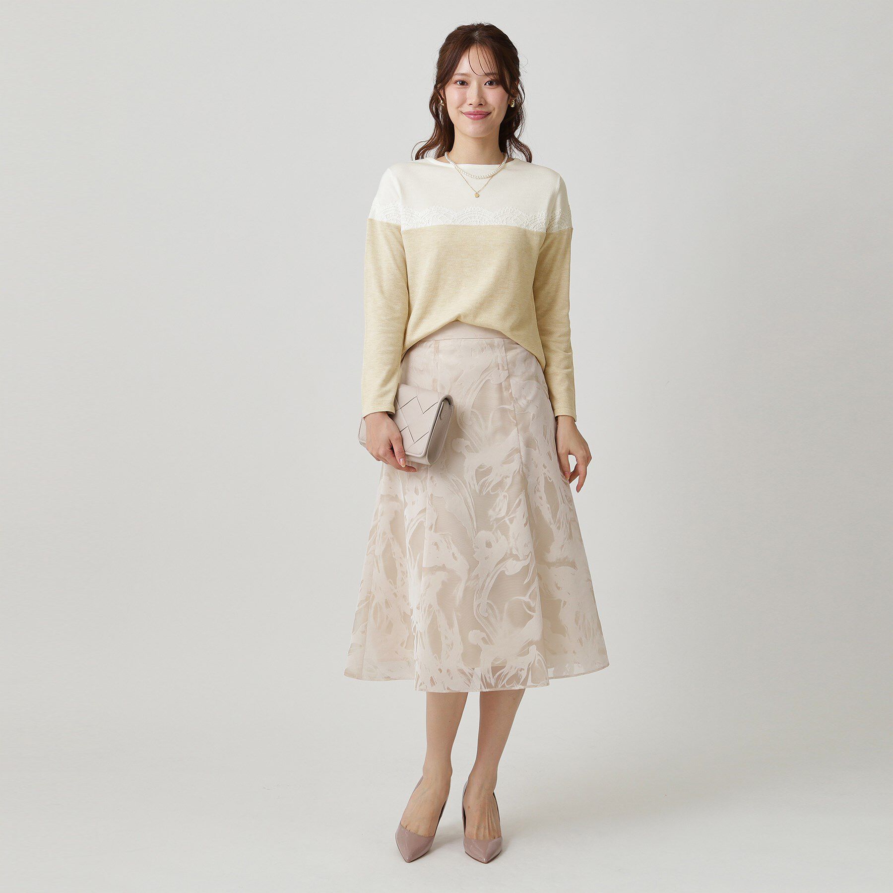 COUP DE CHANCE「【手洗い可】カラーブロックニットトップス」|ニット・セーター|