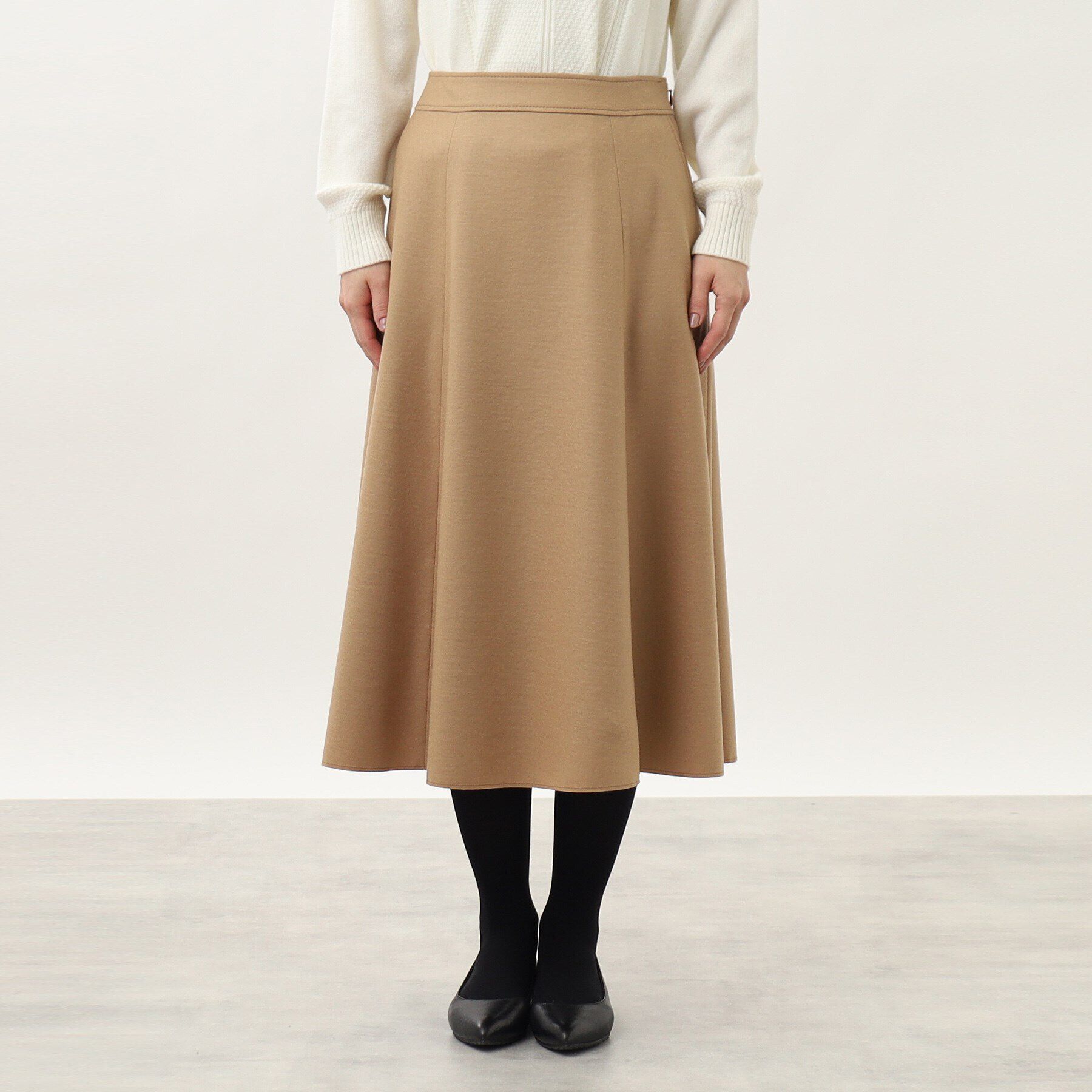 Reflect「上品シルエットフレアスカート」|スカート|