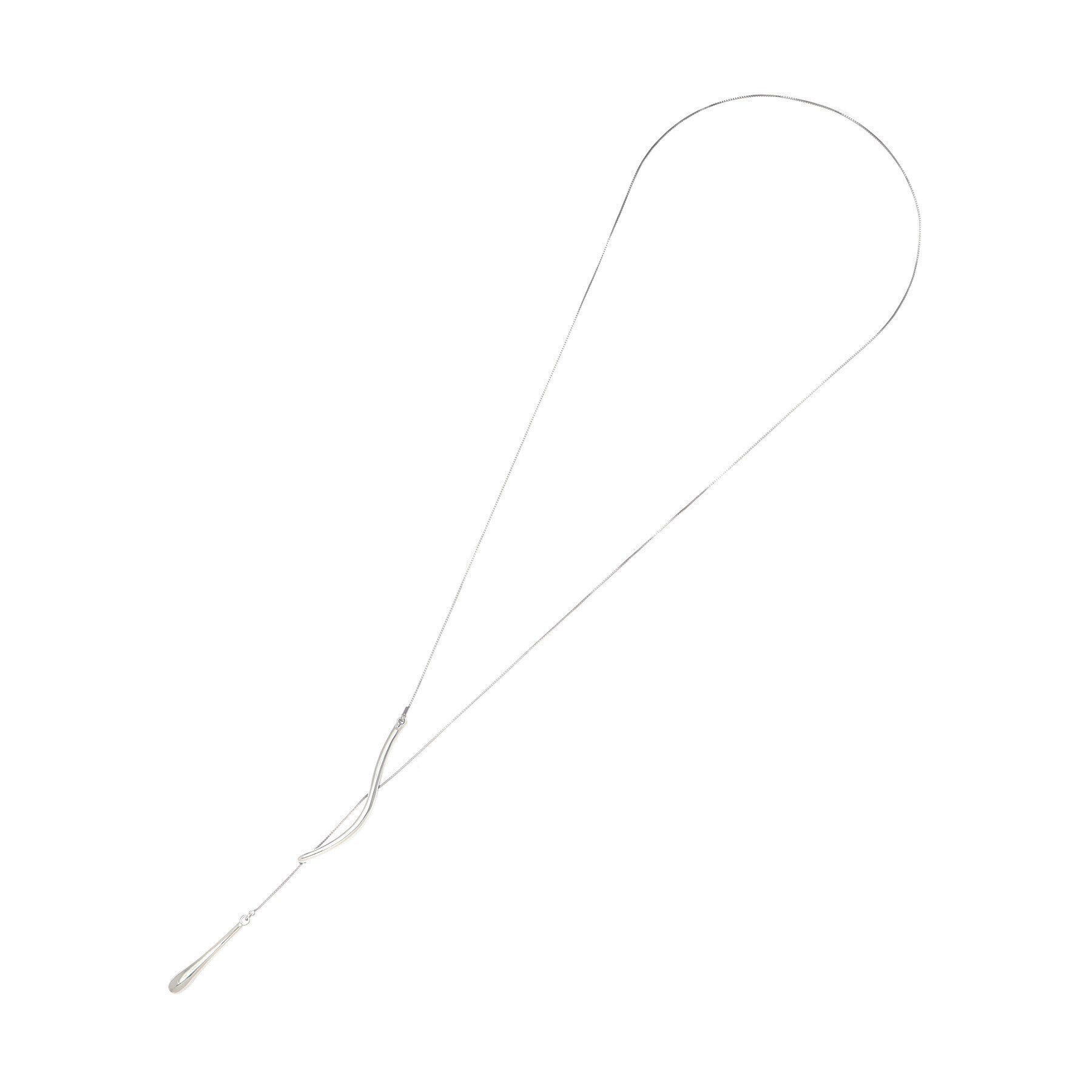 Reflect「【スライド式長さ調節可能】Y字パーツネックレス」|ネックレス|