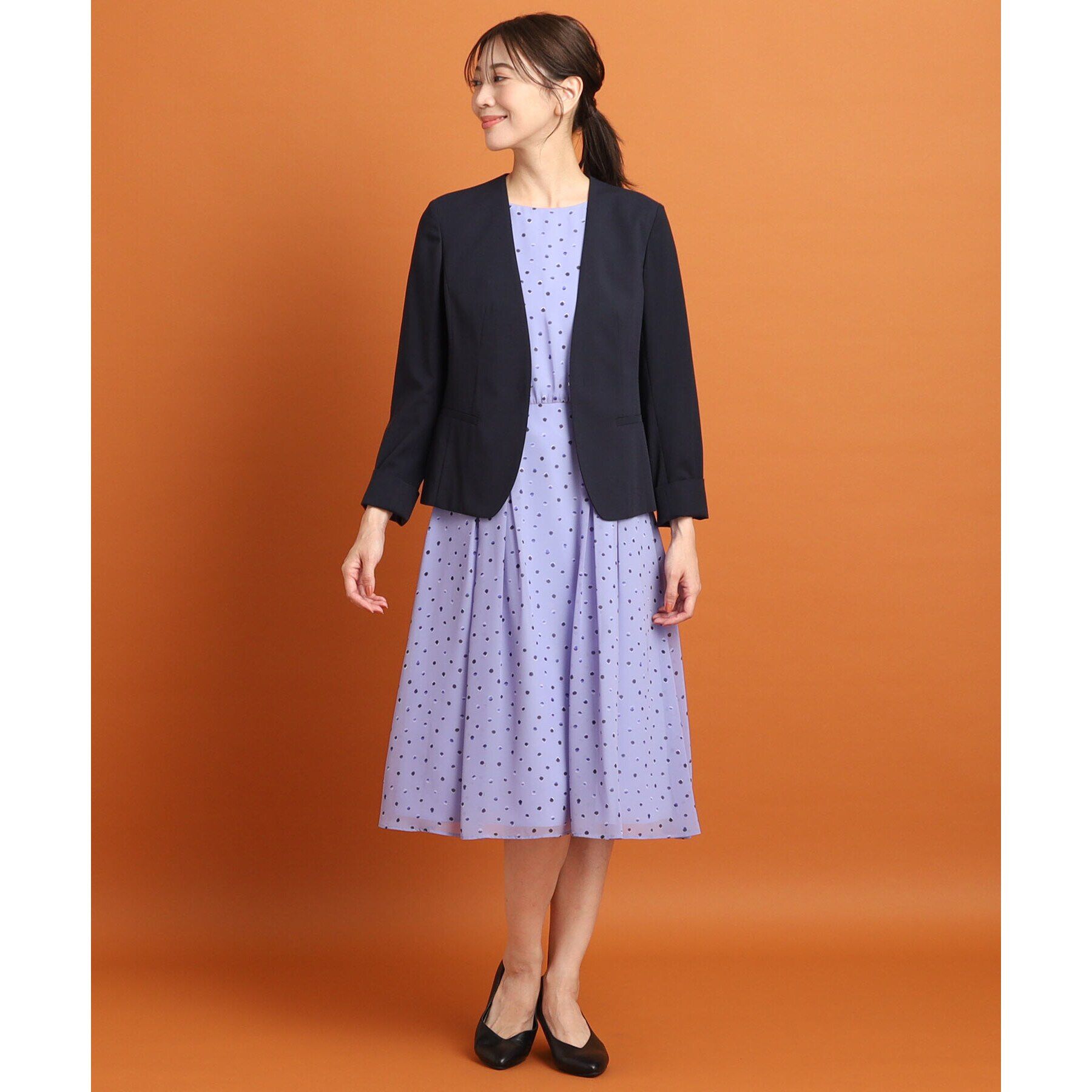 Reflect「【SALE／夏に快適！／接触冷感／洗える／セットアップ可能】ノーカラージャケット」|ノーカラージャケット|