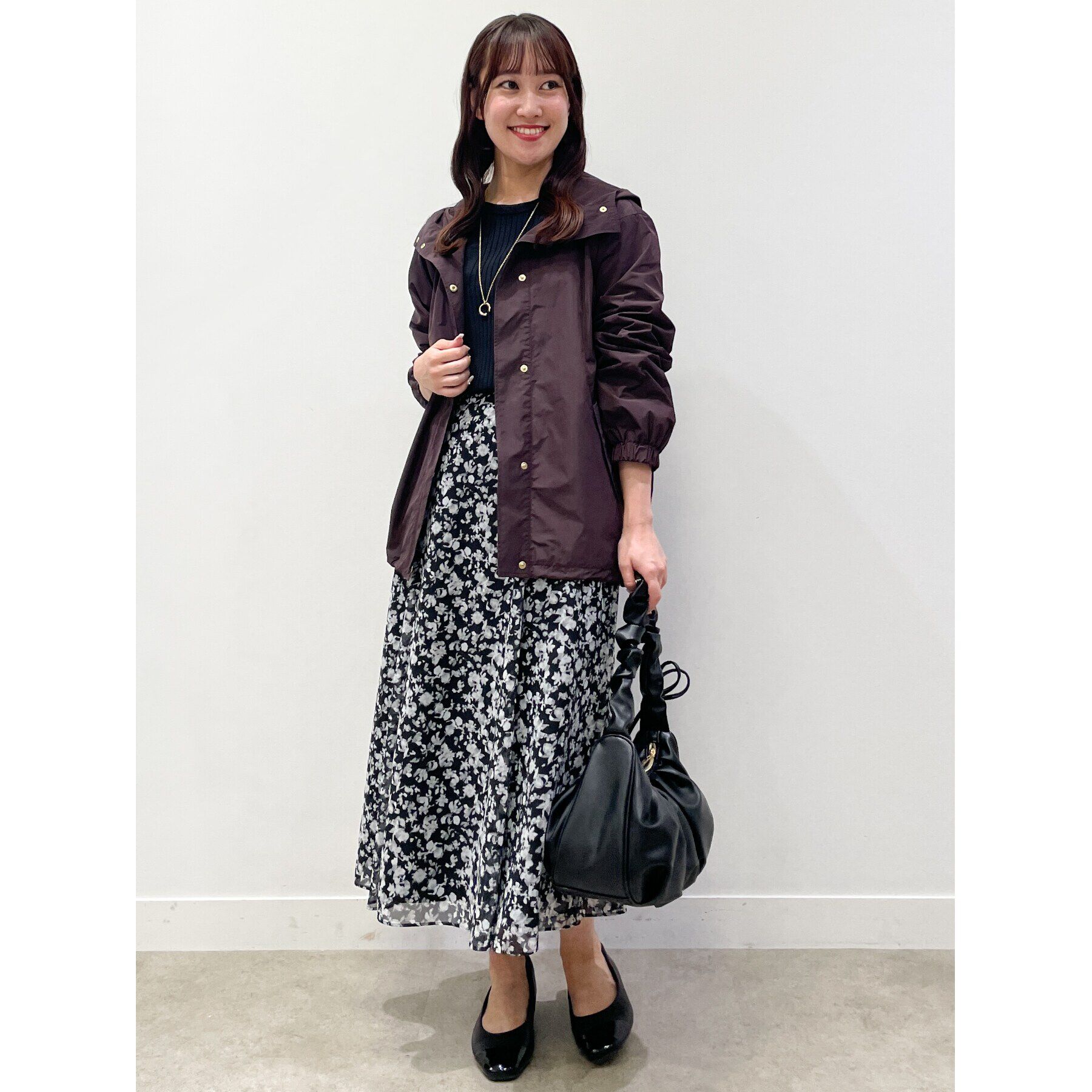 Reflect「【WEB限定カラーあり／マシンウォッシュ／セットアップ可能】フラワープリントスカート」|スカート|