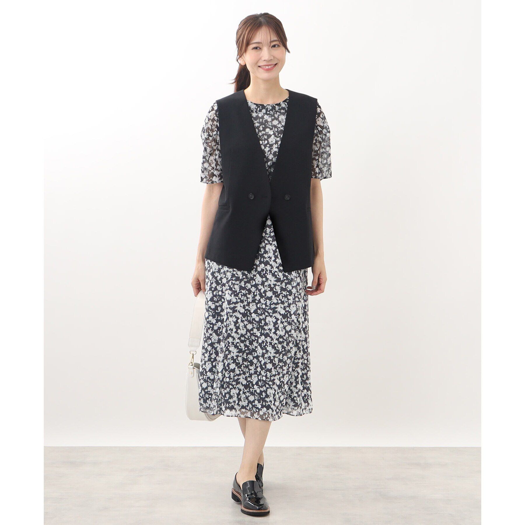 Reflect「【WEB限定カラーあり／マシンウォッシュ／セットアップ可能】フラワープリントスカート」|スカート|