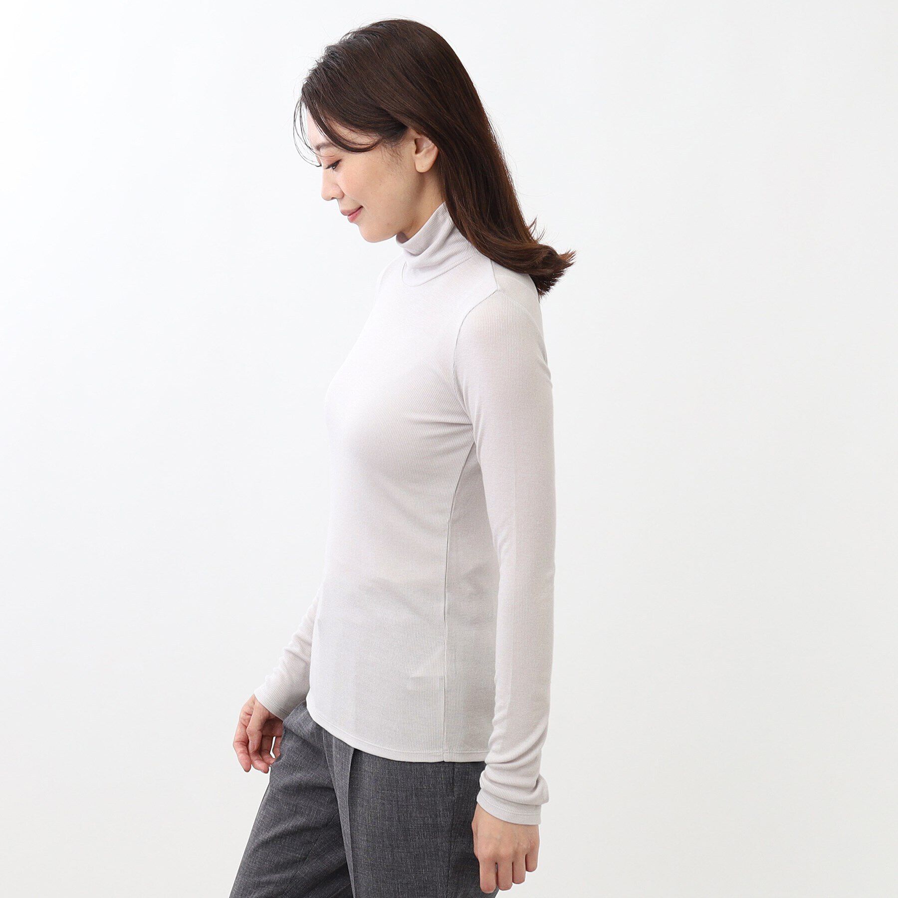 Reflect「【洗える】タートルネックプルオーバー」|Tシャツ・カットソー|