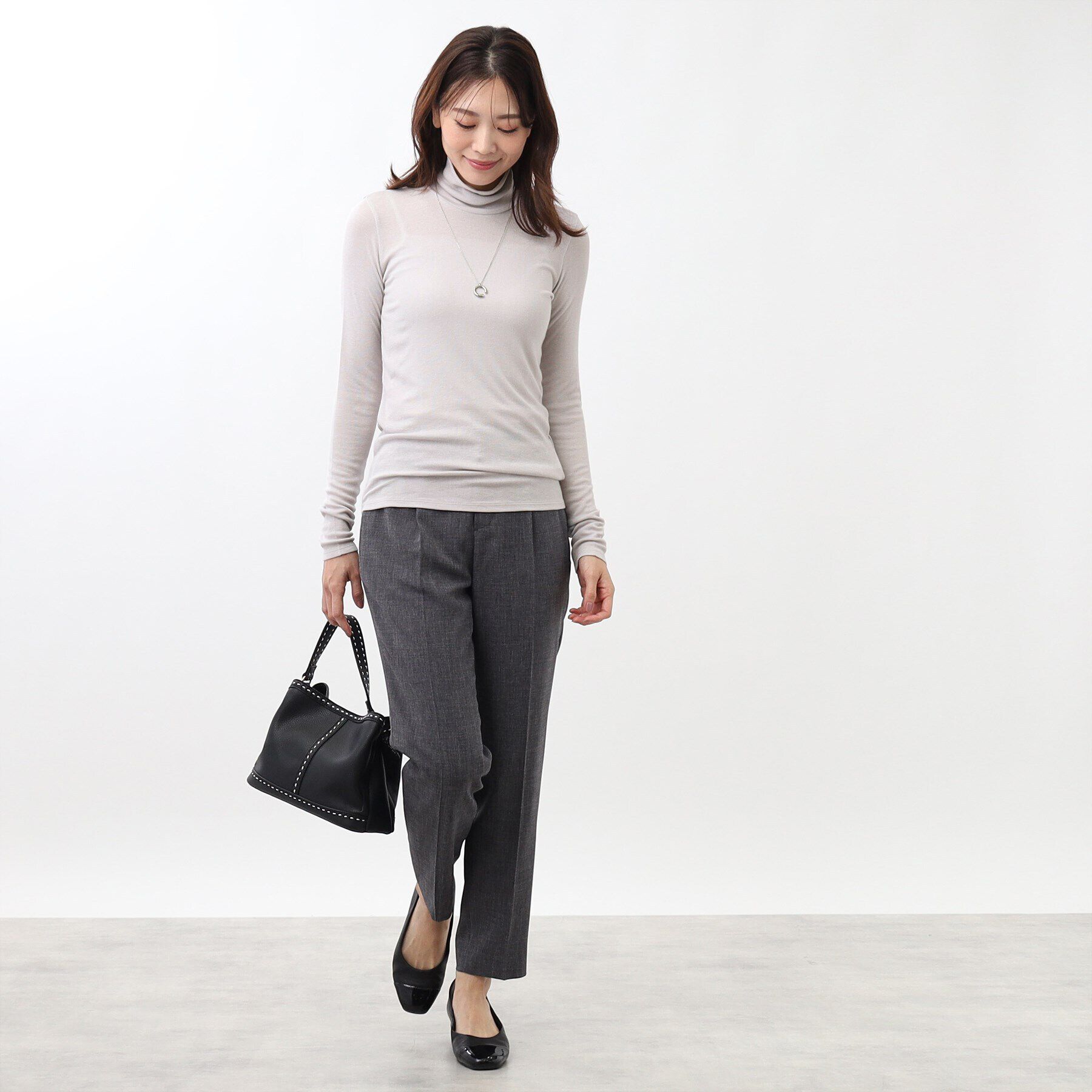 Reflect「【洗える】タートルネックプルオーバー」|Tシャツ・カットソー|