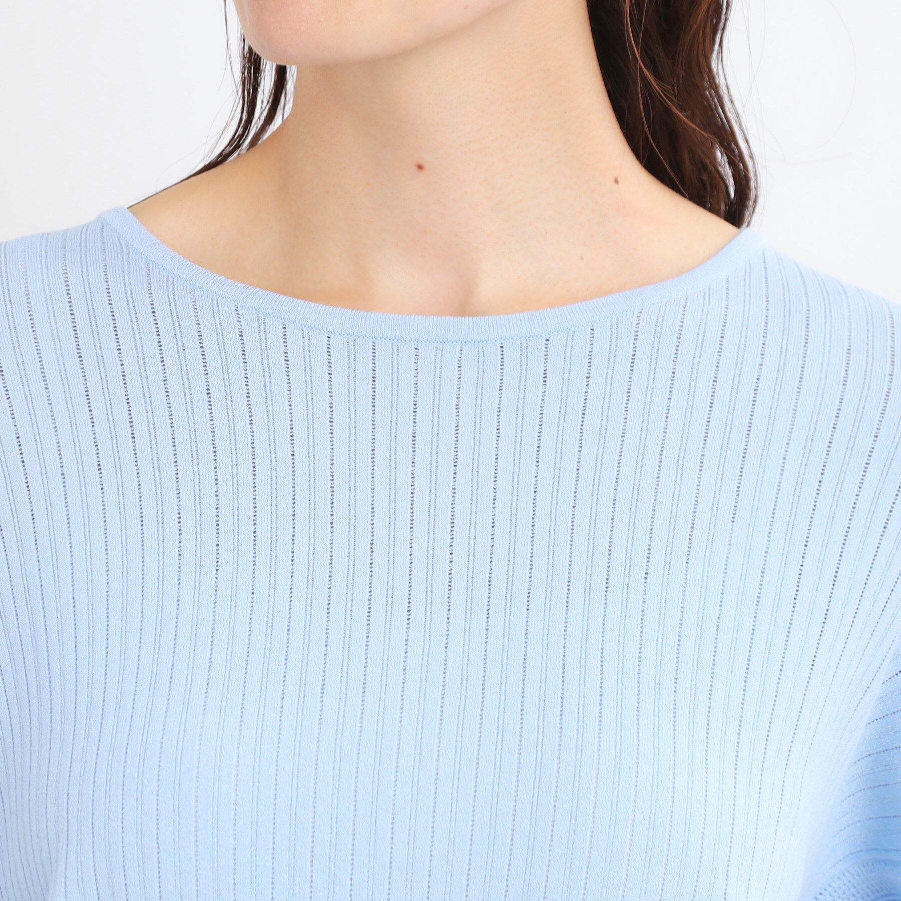 Reflect「【WEB先行カラーあり】オフボディプルオーバーニット」|ニット・セーター|