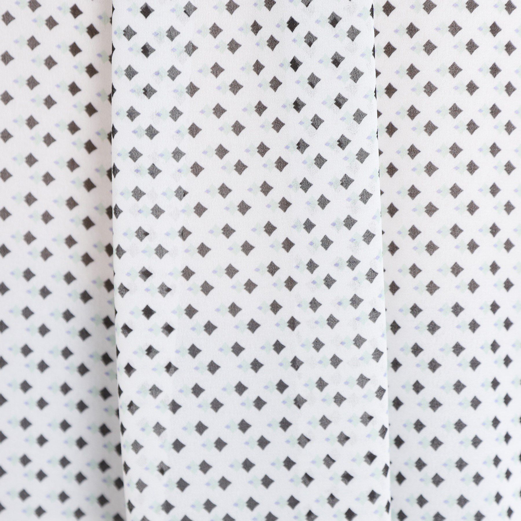 Reflect「【マシンウォッシュ可／セットアップ可】ギャザータックプリントブラウス」|シャツ・ブラウス|