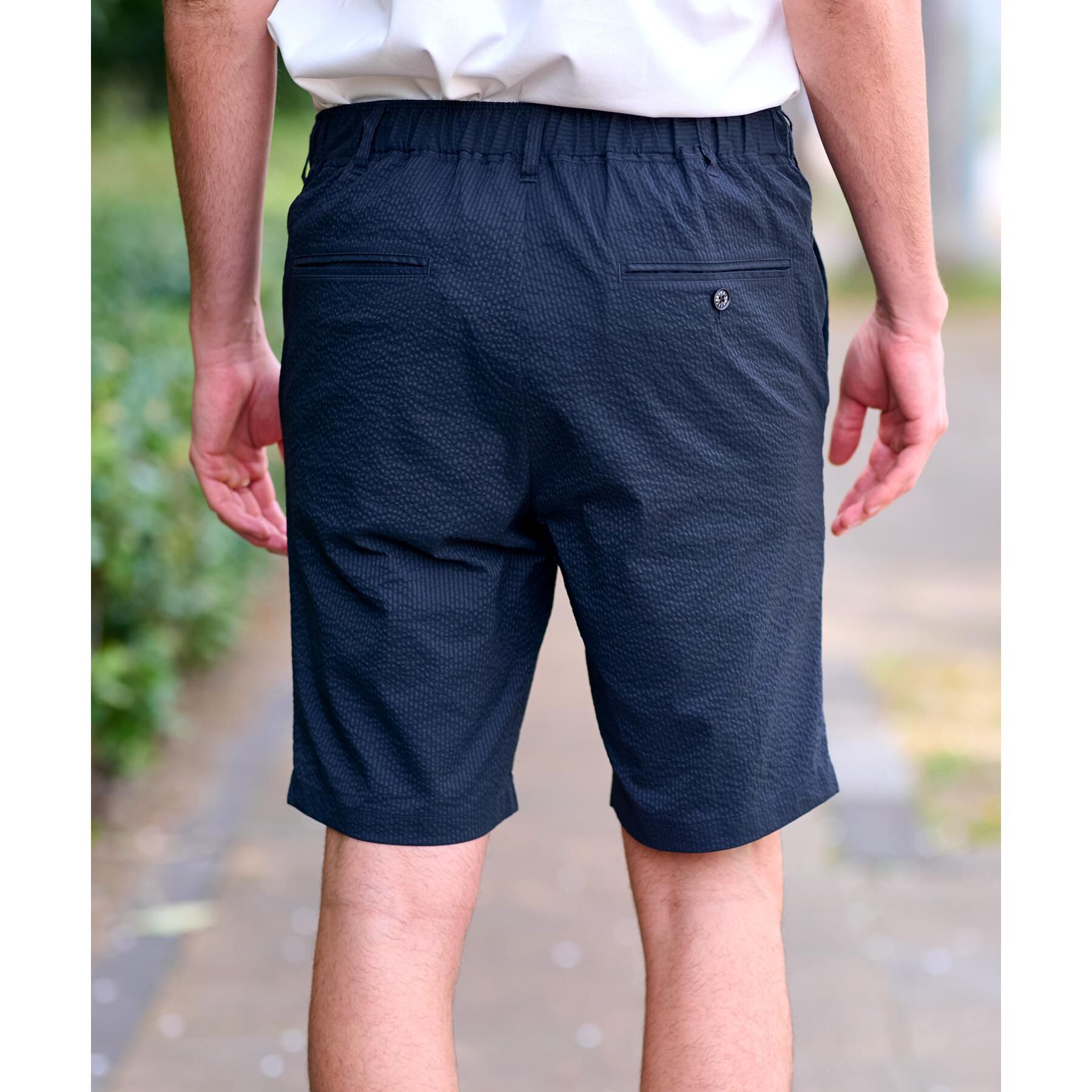 DRESSTERIOR「【洗える/セットアップ可/吸湿速乾】COOLMAX シアサッカー ショートパンツ」|その他|