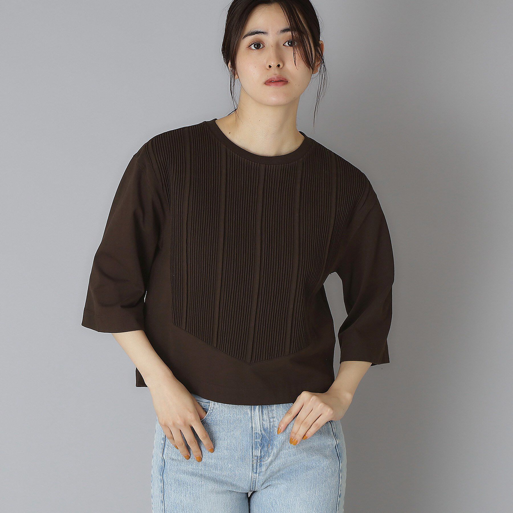 DRESSTERIOR「Pheeta（フィータ）Pearl クロップドTシャツ」|Tシャツ・カットソー|