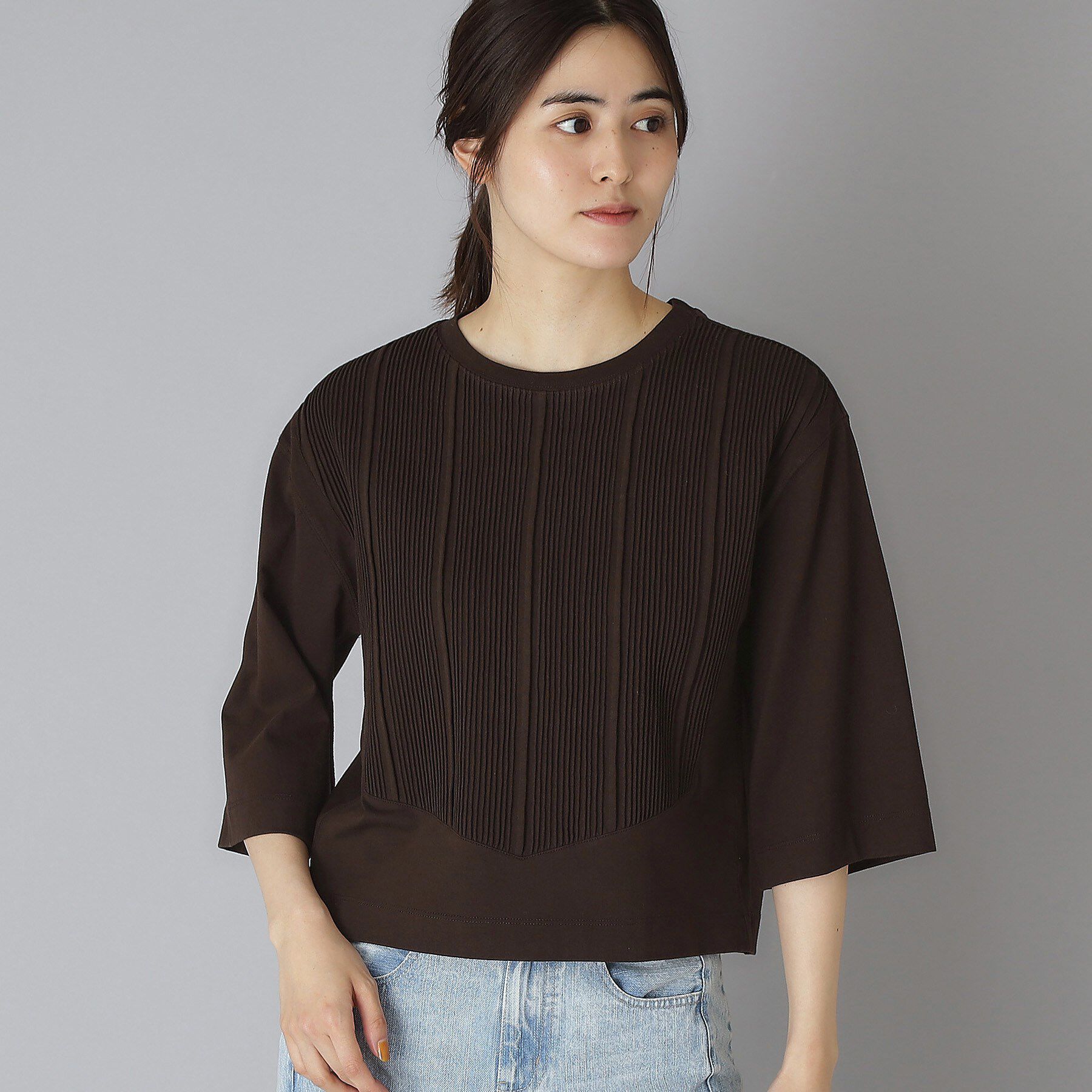 DRESSTERIOR「Pheeta（フィータ）Pearl クロップドTシャツ」|Tシャツ・カットソー|