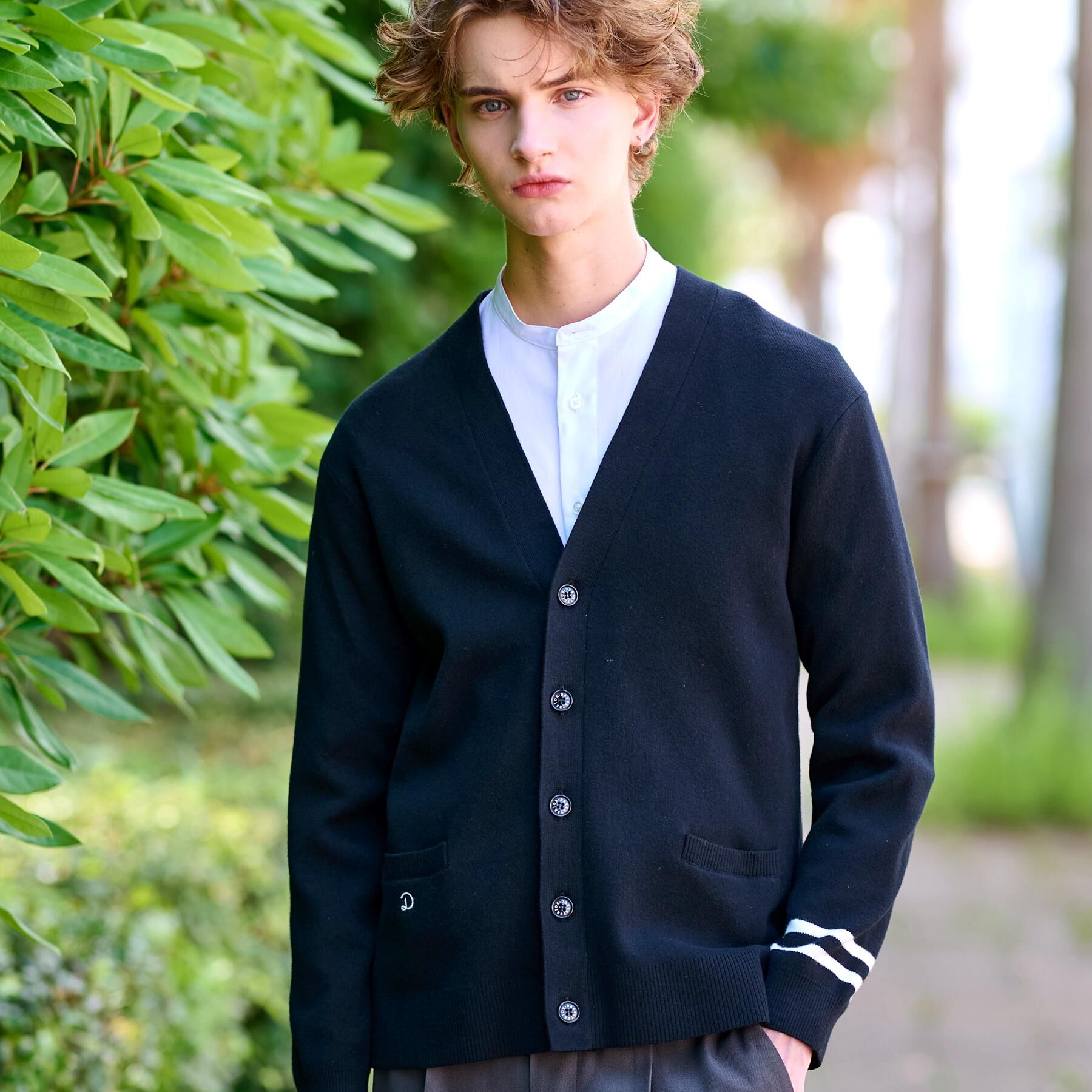 DRESSTERIOR「ウォッシャブル コットンカシミヤスムースカーディガン」|カーディガン|