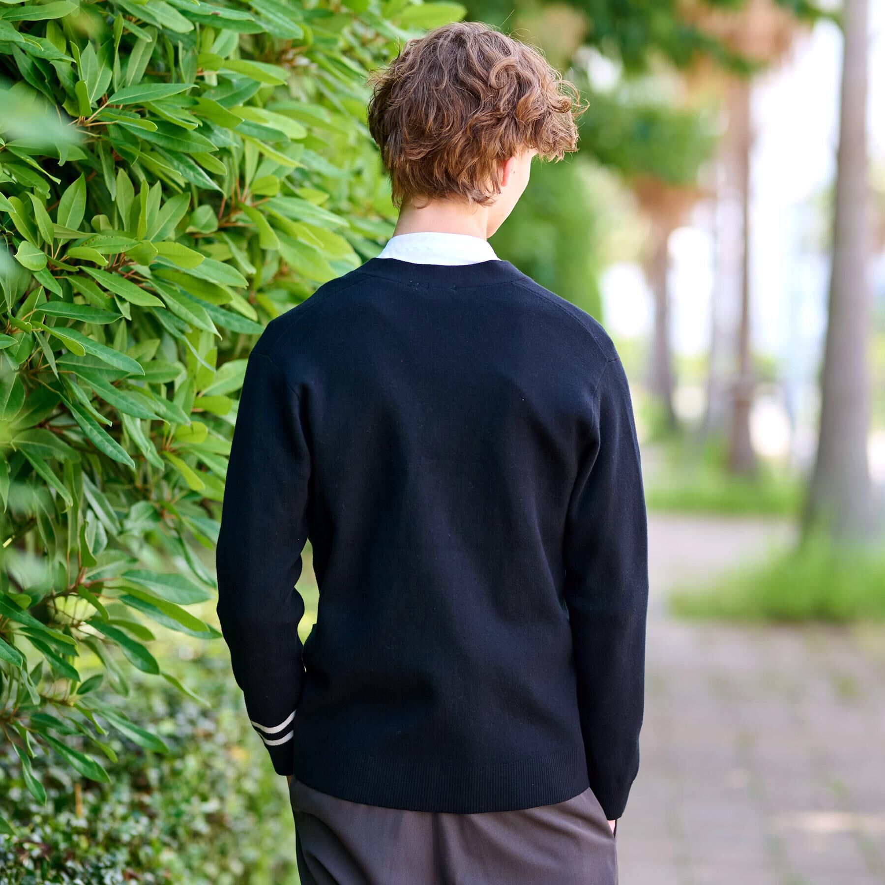 DRESSTERIOR「ウォッシャブル コットンカシミヤスムースカーディガン」|カーディガン|