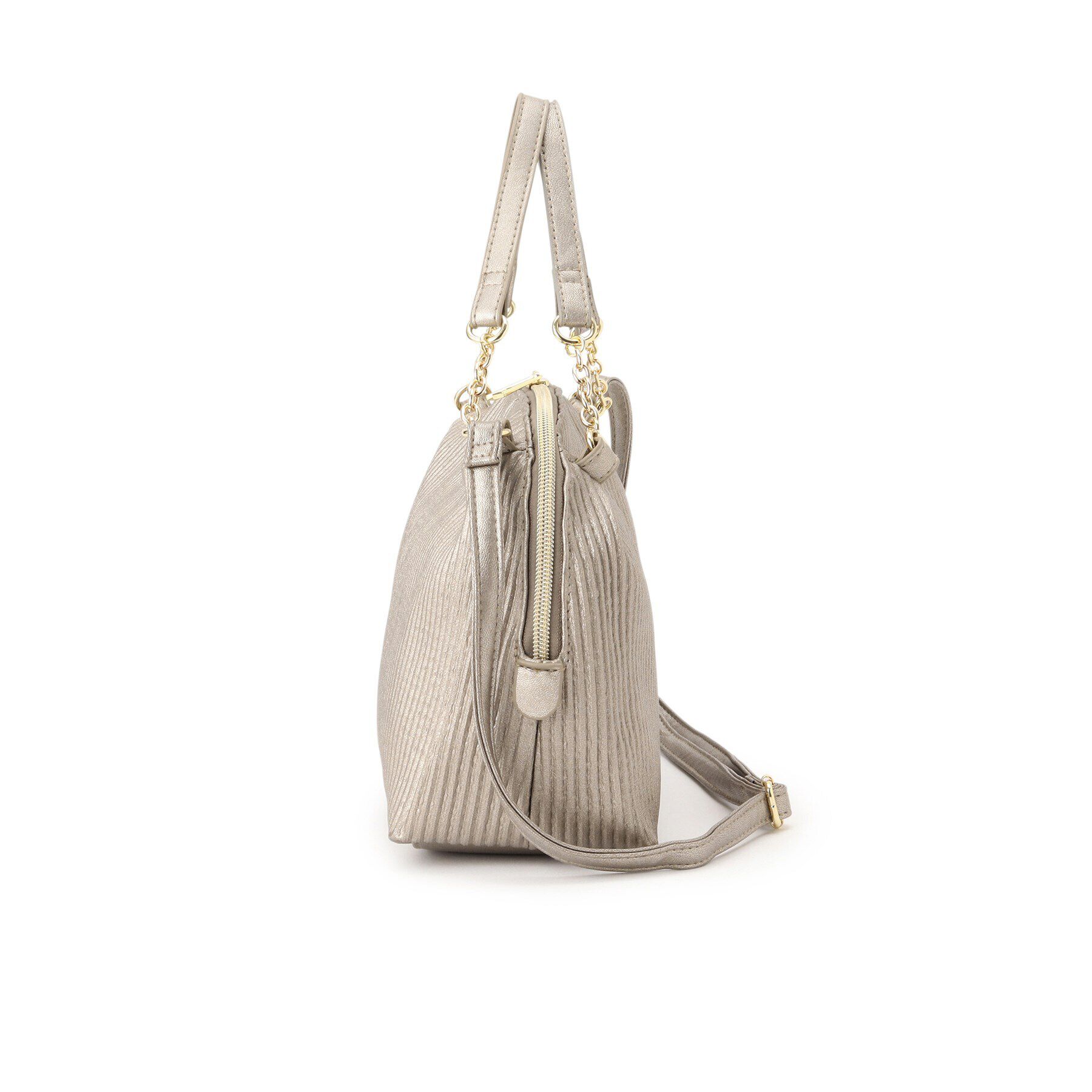 grove「プリーツチェーンハンドルショルダー」|ショルダー・メッセンジャー|