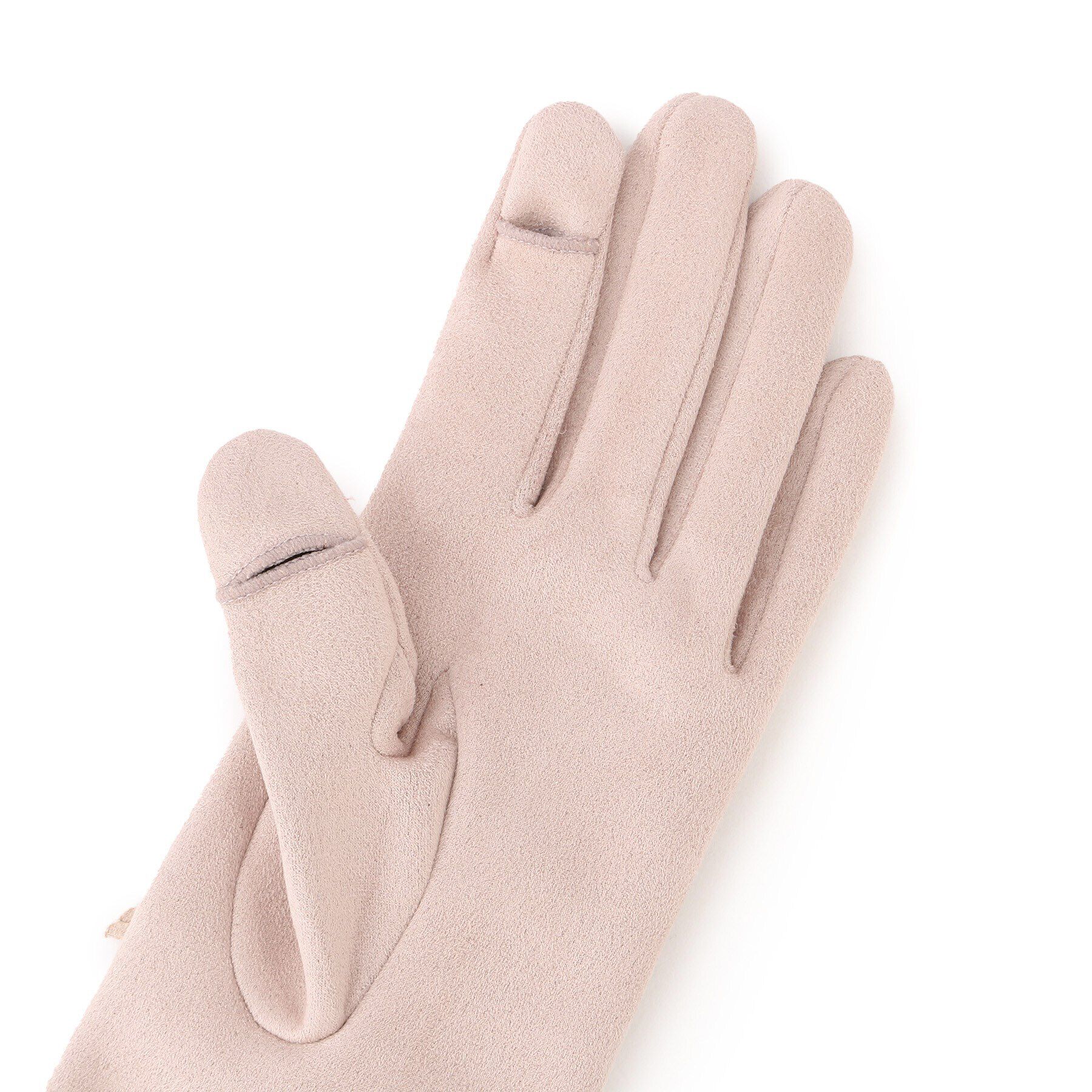 grove「スウェード調リボングローブ」|手袋|