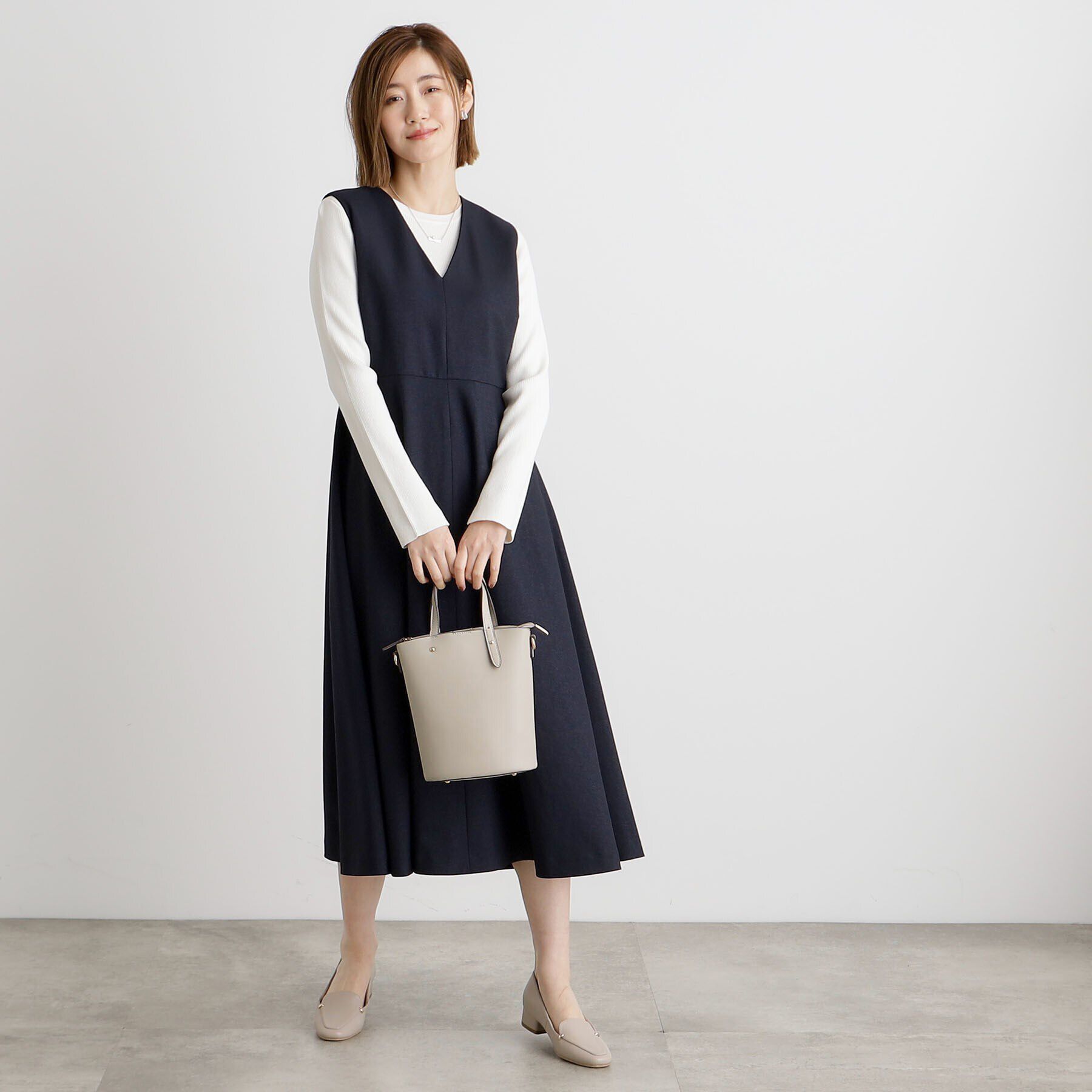 grove「アシメハンドルバケツ2WAYトート【入卒対応可】」|ショルダー・メッセンジャー|