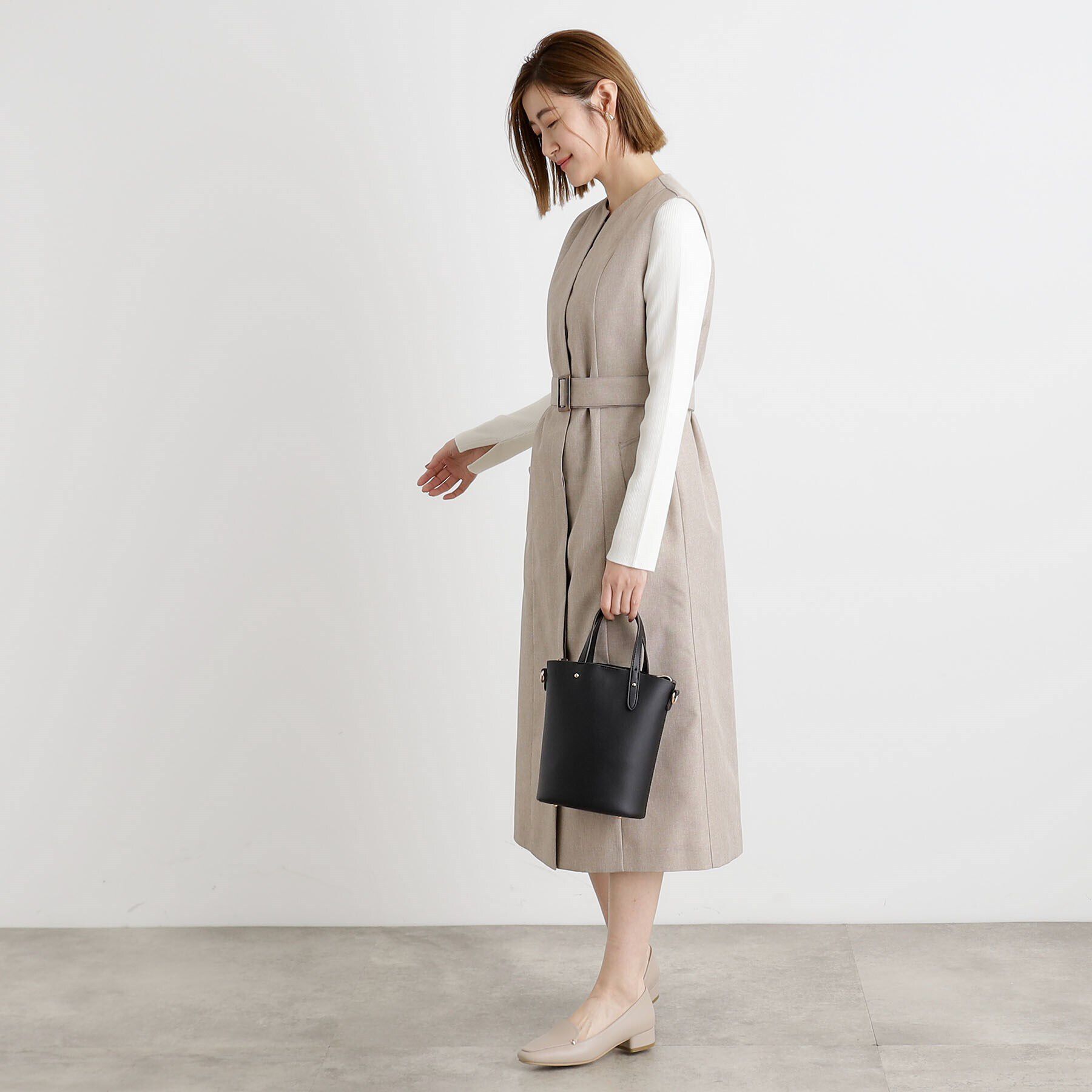 grove「アシメハンドルバケツ2WAYトート【入卒対応可】」|ショルダー・メッセンジャー|