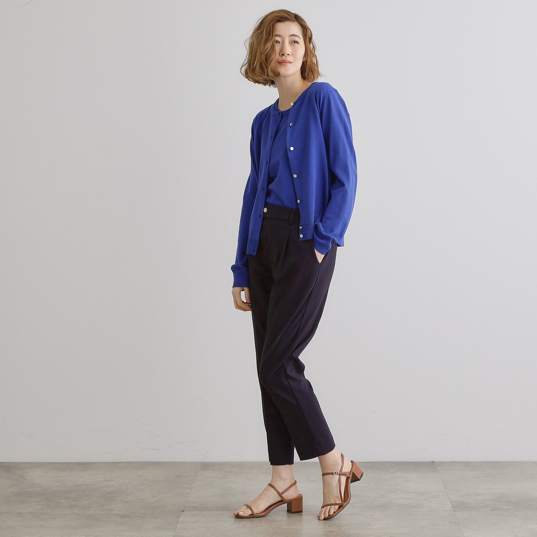 grove「【細めのストラップでトレンド感◎】スリムストリングヒールサンダル」|サンダル|