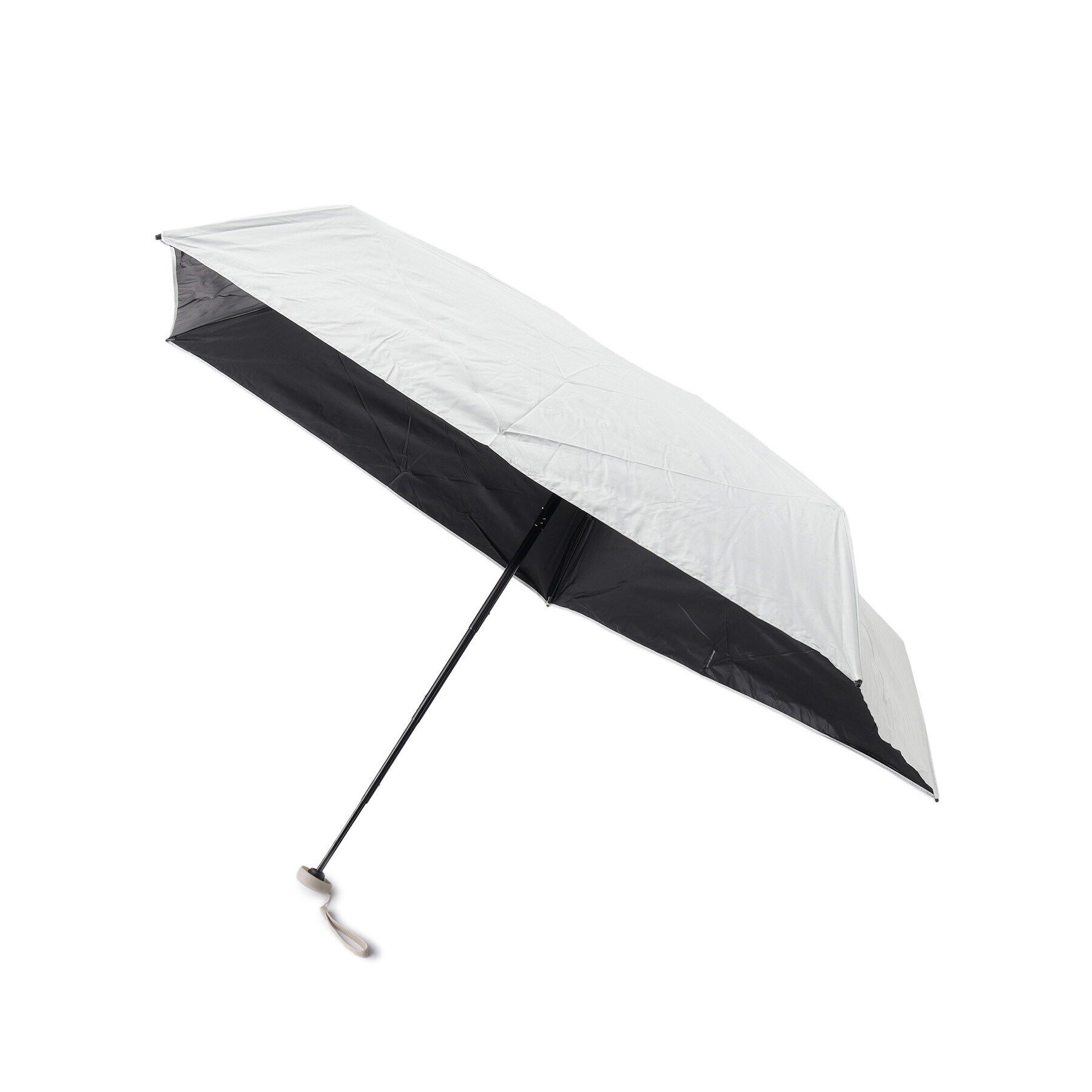 grove「【晴雨兼用】PUリトルユーミニ」|傘|ホワイト(001)