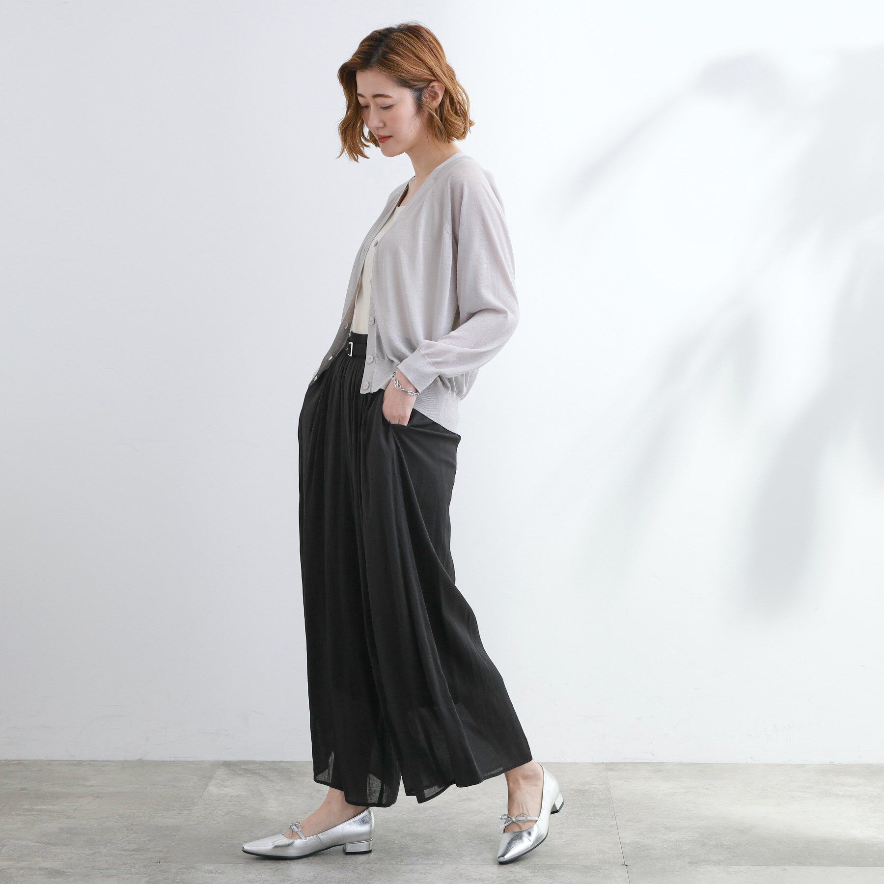 grove「【たっぷりギャザーで体型カバー】スカート見えの軽やかパンツ」|その他|