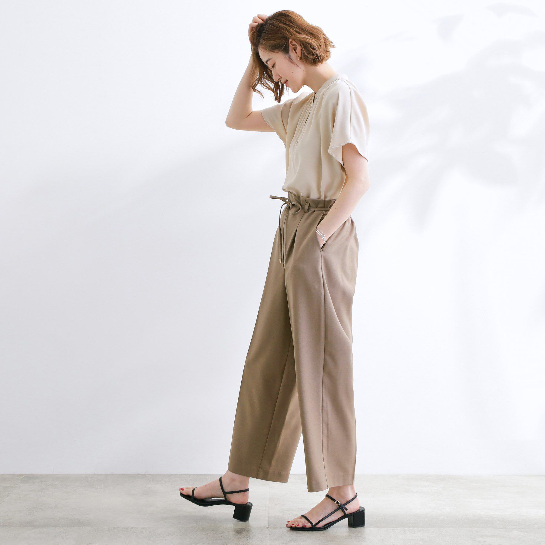 grove「美バランスが叶う　ハイウエストワイドパンツ」|その他|