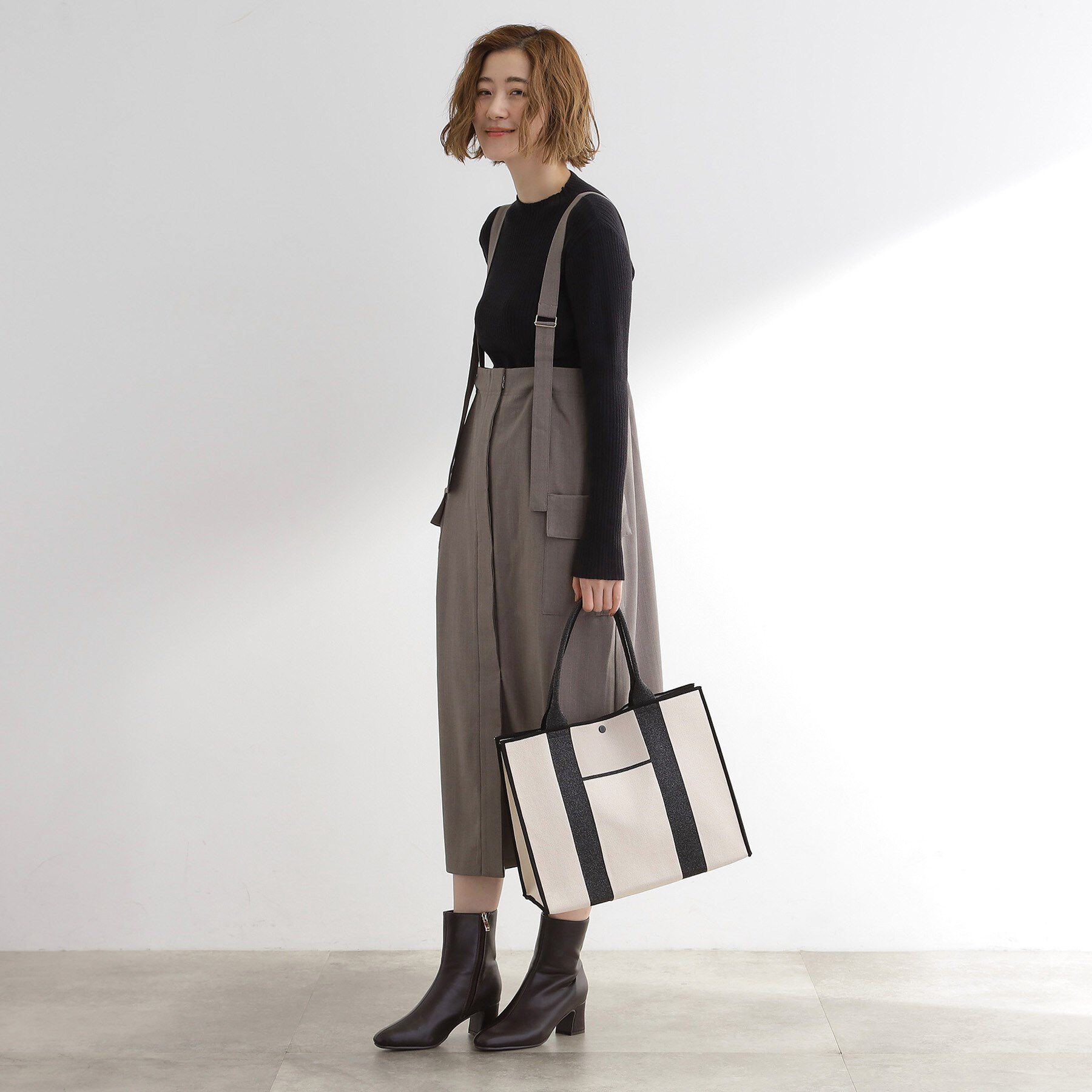 grove「アソートニットA4トート」|トートバッグ|