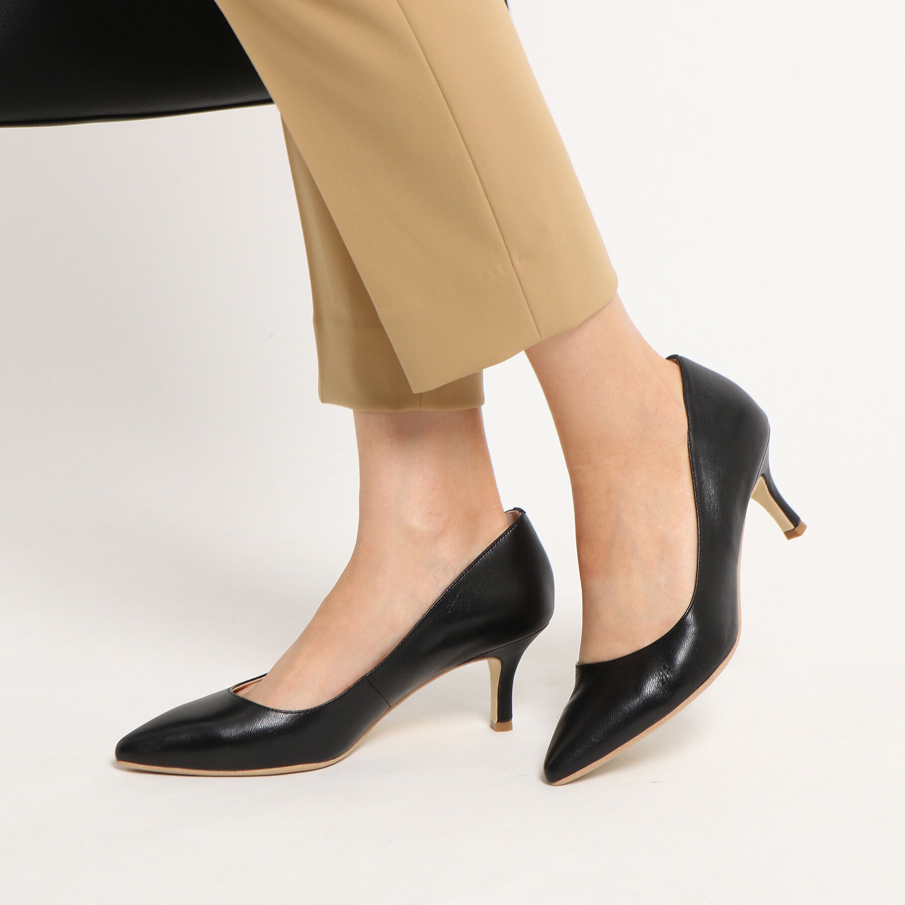 INDIVI「【デイリーパンプス】ポインテッドトゥパンプス」|パンプス|