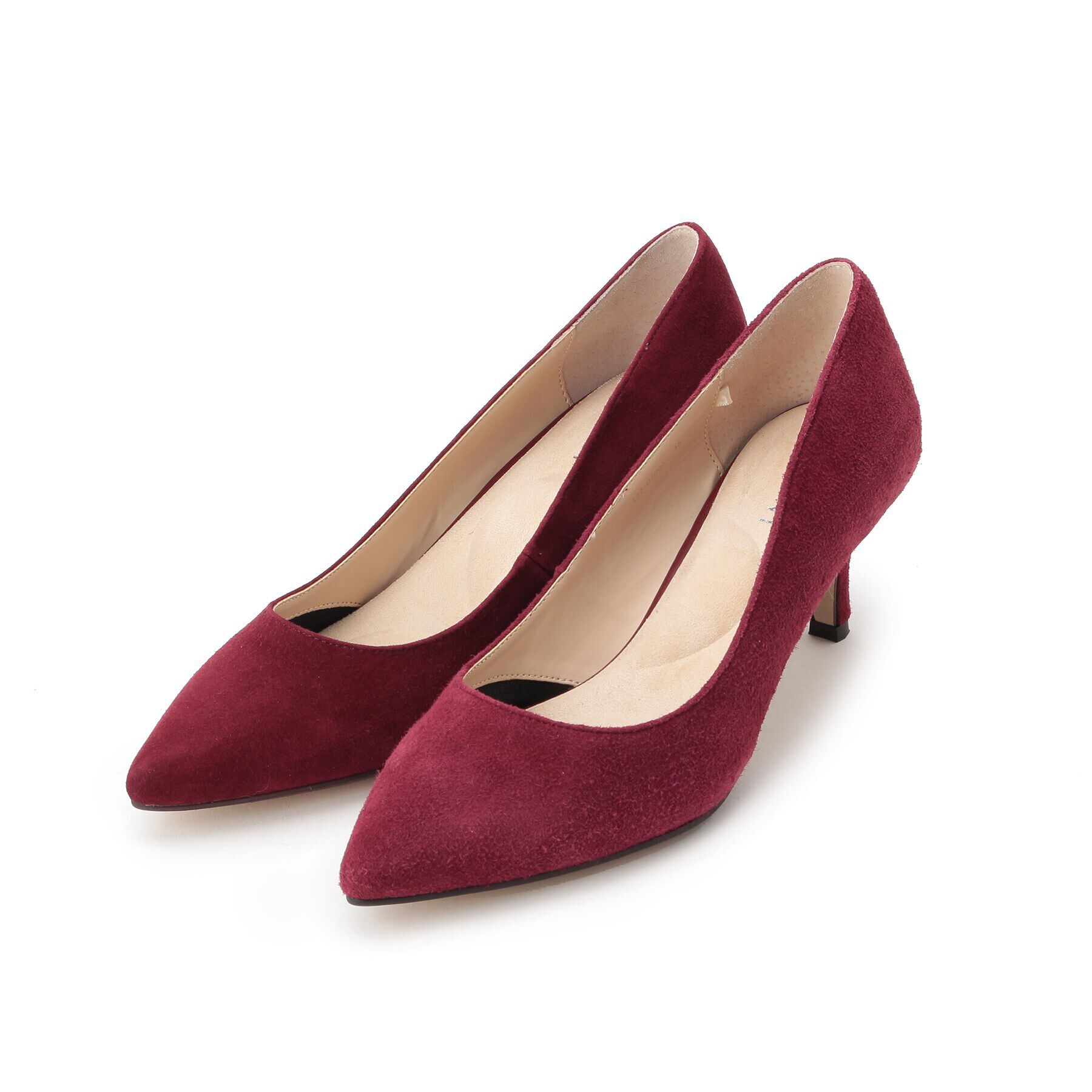 INDIVI「【デイリーパンプス】ポインテッドトゥパンプス」|パンプス|ボルドー(864)