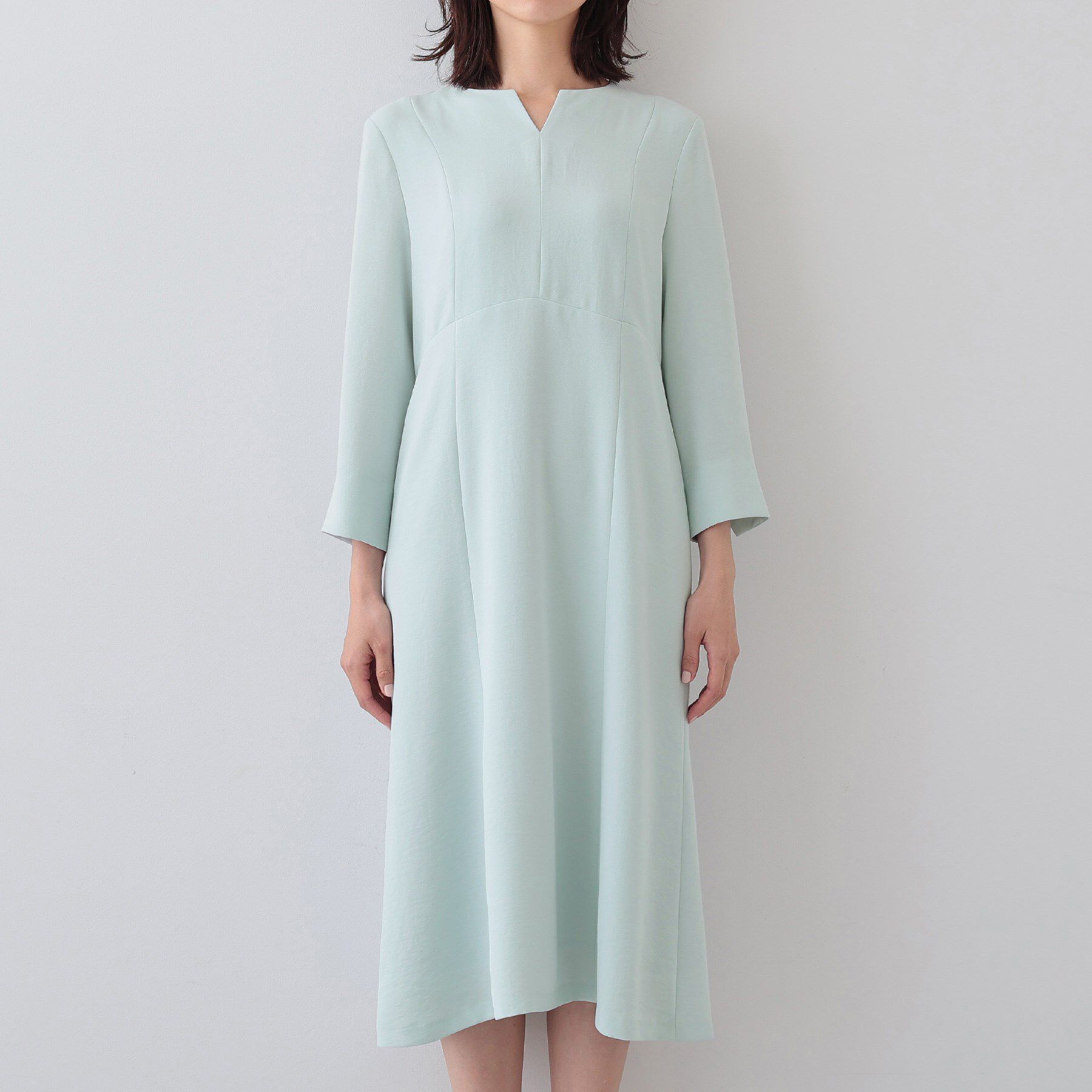 INDIVI「【着る日傘/遮熱/UVケア】フィット＆フレアワンピース」|ワンピース|