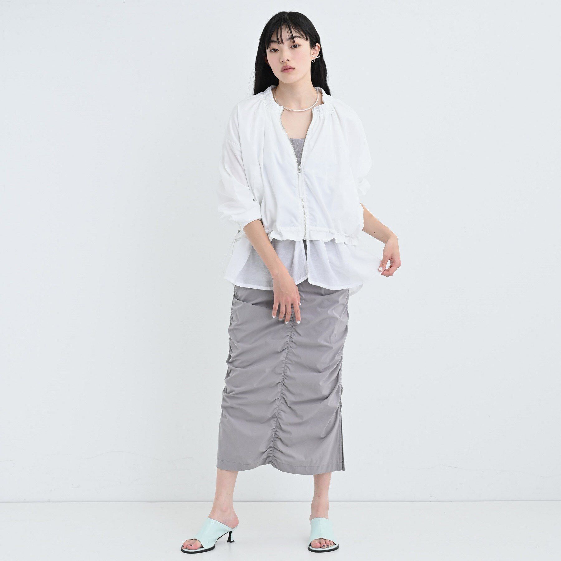 GALLEST「ドロストライトブルゾン」|ブルゾン・スタジャン|