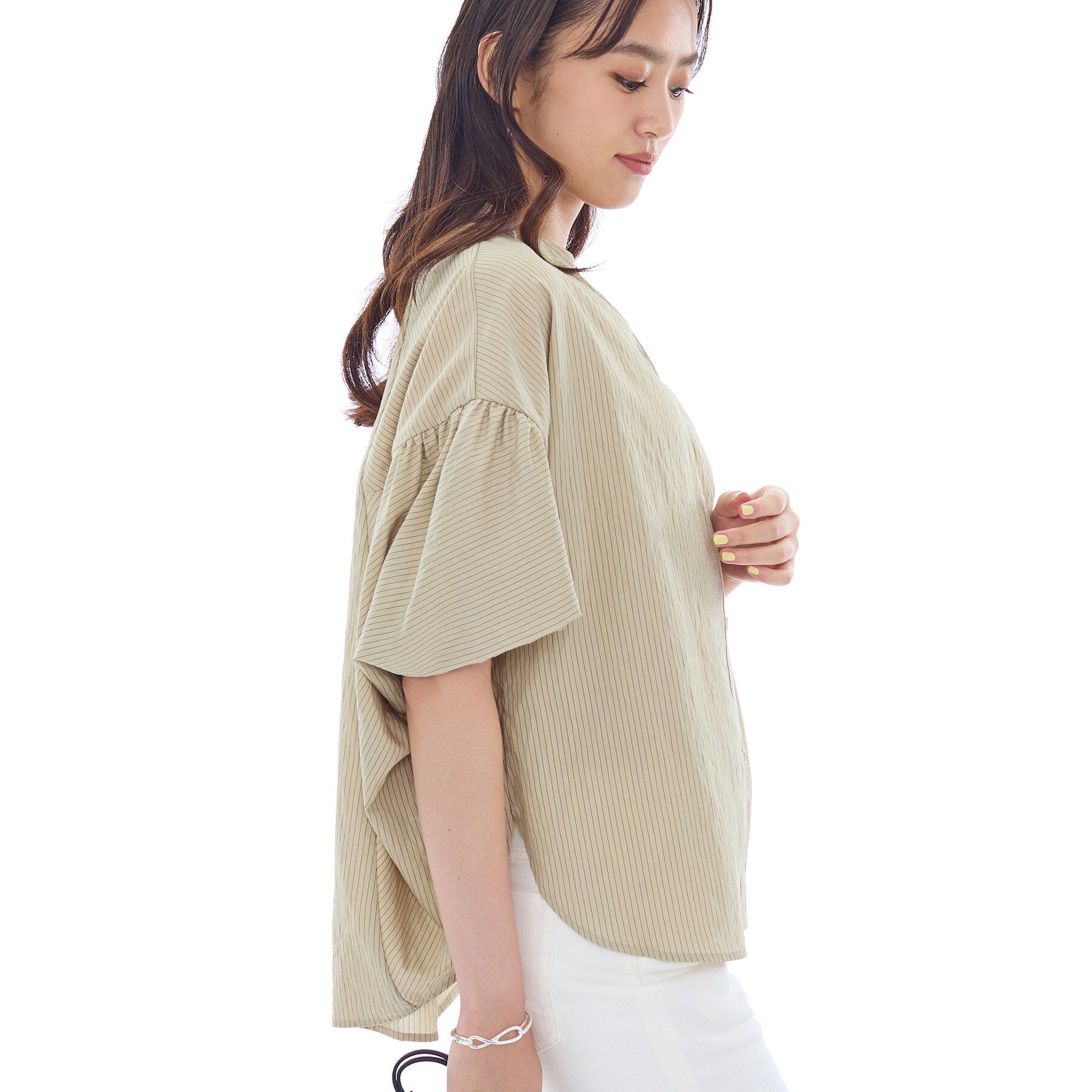 INDIVI「ドルマンスリーブブラウス」|シャツ・ブラウス|