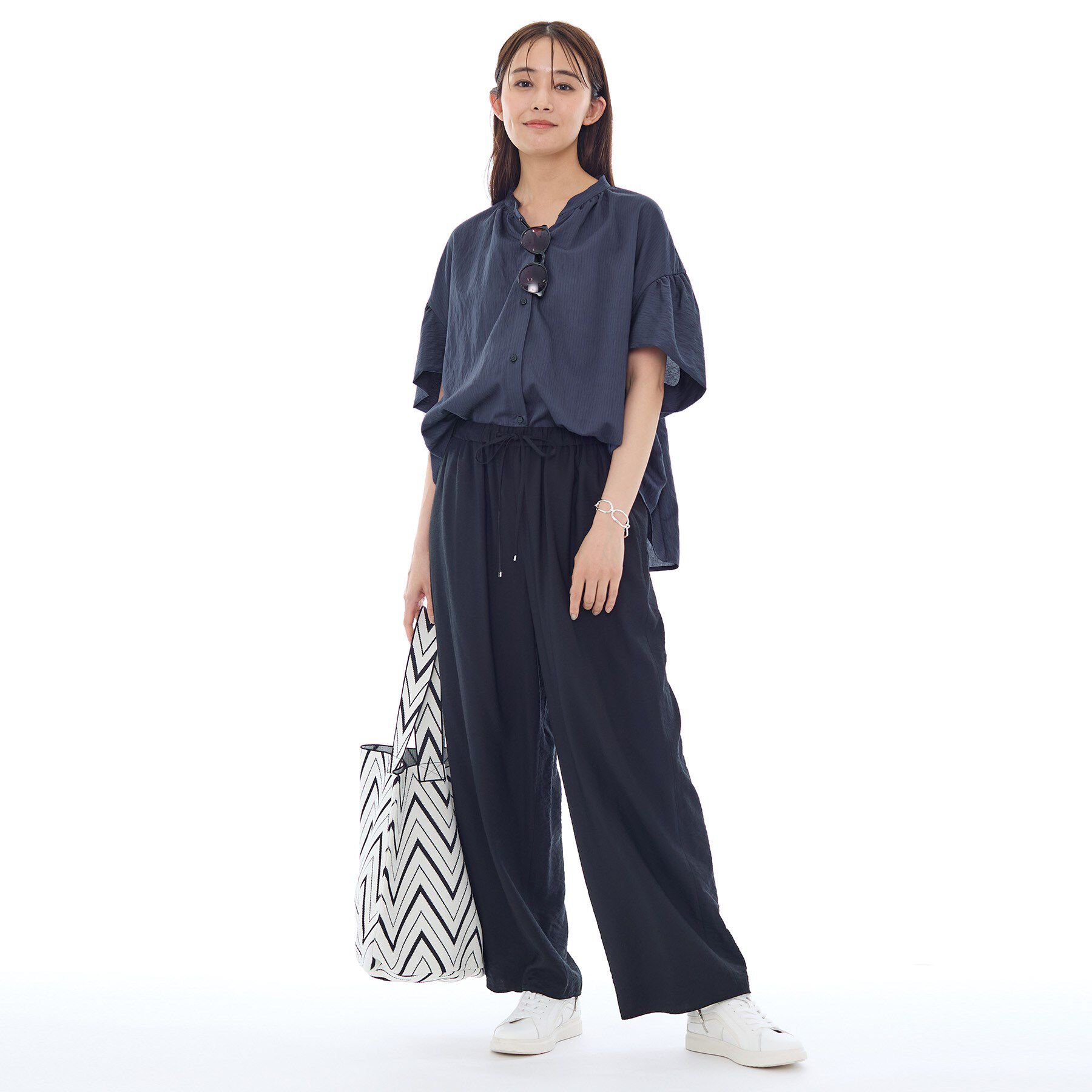 INDIVI「ドルマンスリーブブラウス」|シャツ・ブラウス|