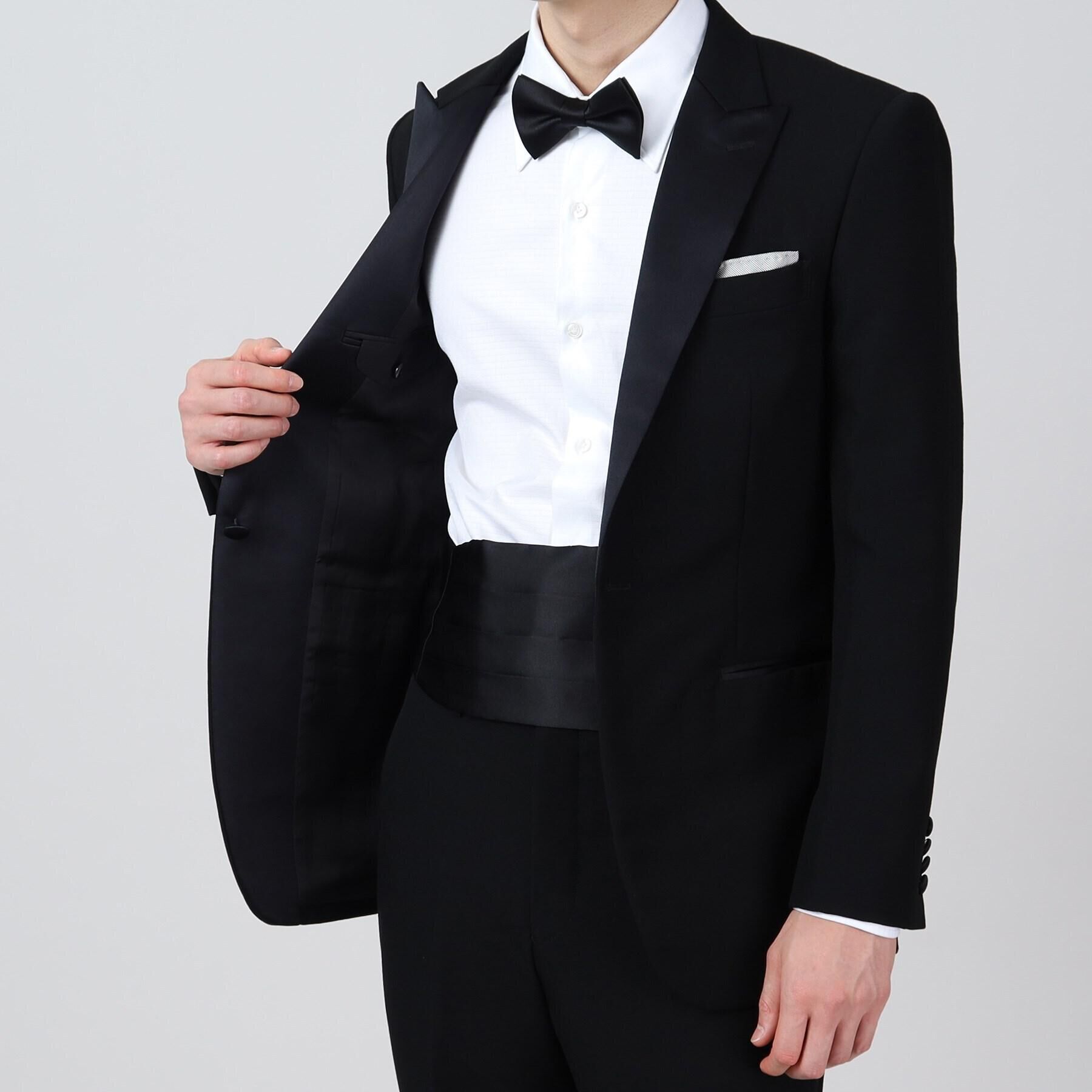 TAKEO KIKUCHI「蝶タイ＆カマーバンド」|ネクタイ・蝶ネクタイ|ブラック(119)