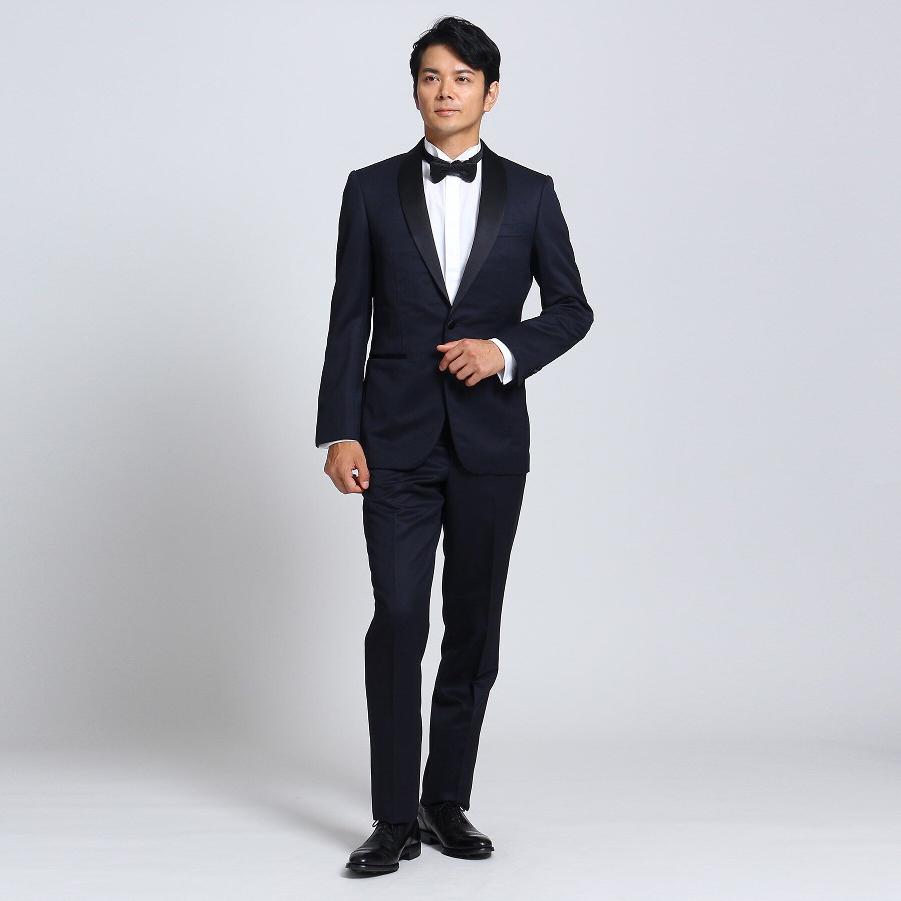 TAKEO KIKUCHI「ショールカラー タキシードクロス」|スーツ|ダークネイビー(09