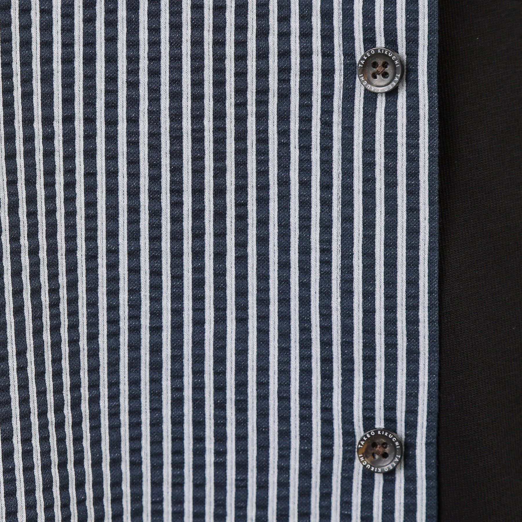 TAKEO KIKUCHI「【抗菌防臭/シーズンレス】シアサッカー ジャージシャツ」|シャツ・ブラウス|