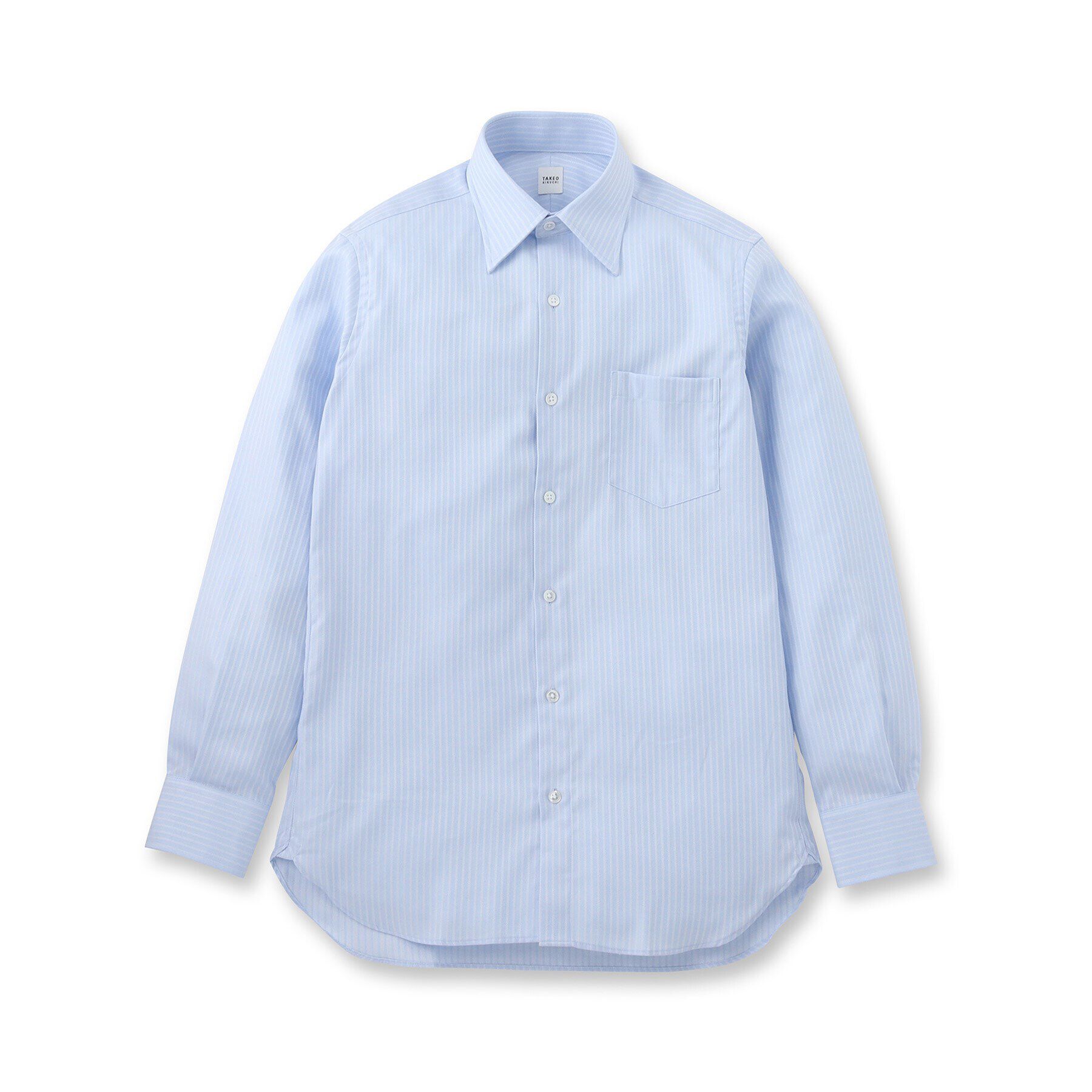 TAKEO KIKUCHI「【Sサイズ～】ドビー ストライプ レギュラーカラー シャツ」|シャツ・ブラウス|