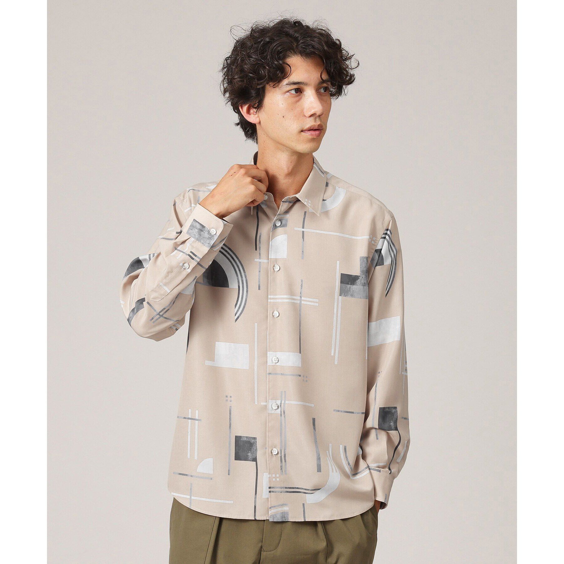 TAKEO KIKUCHI「アールデコ調アーカイブDM総柄シャツ」|シャツ・ブラウス|