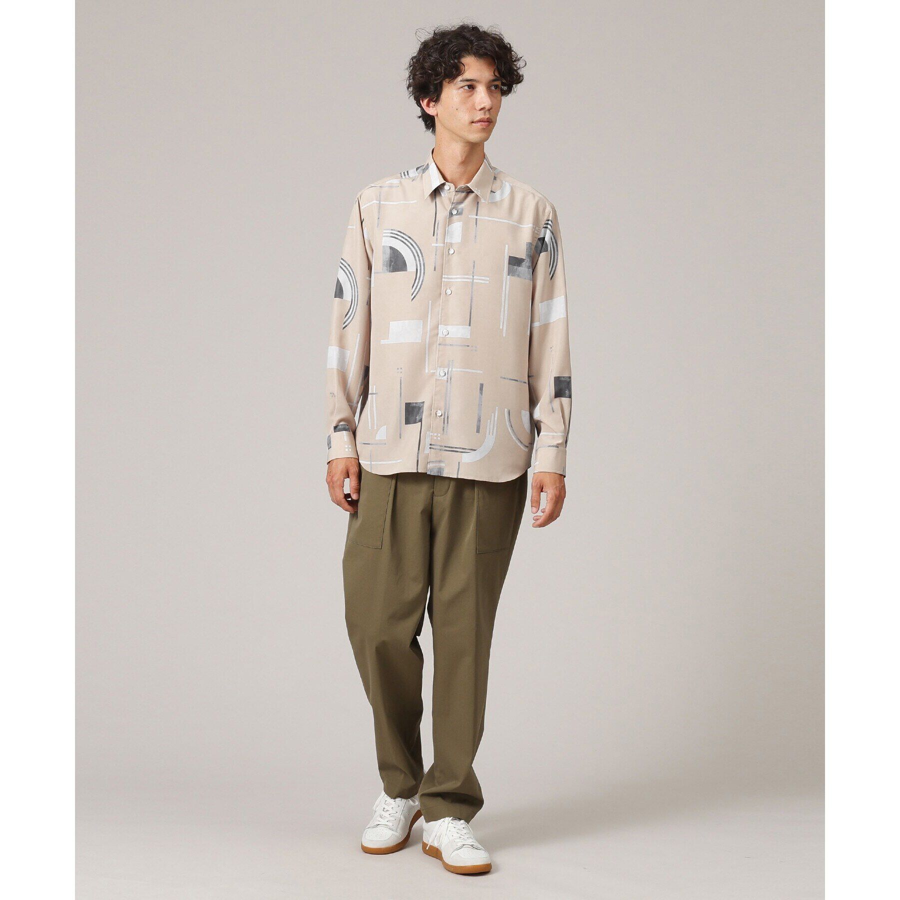 TAKEO KIKUCHI「アールデコ調アーカイブDM総柄シャツ」|シャツ・ブラウス|