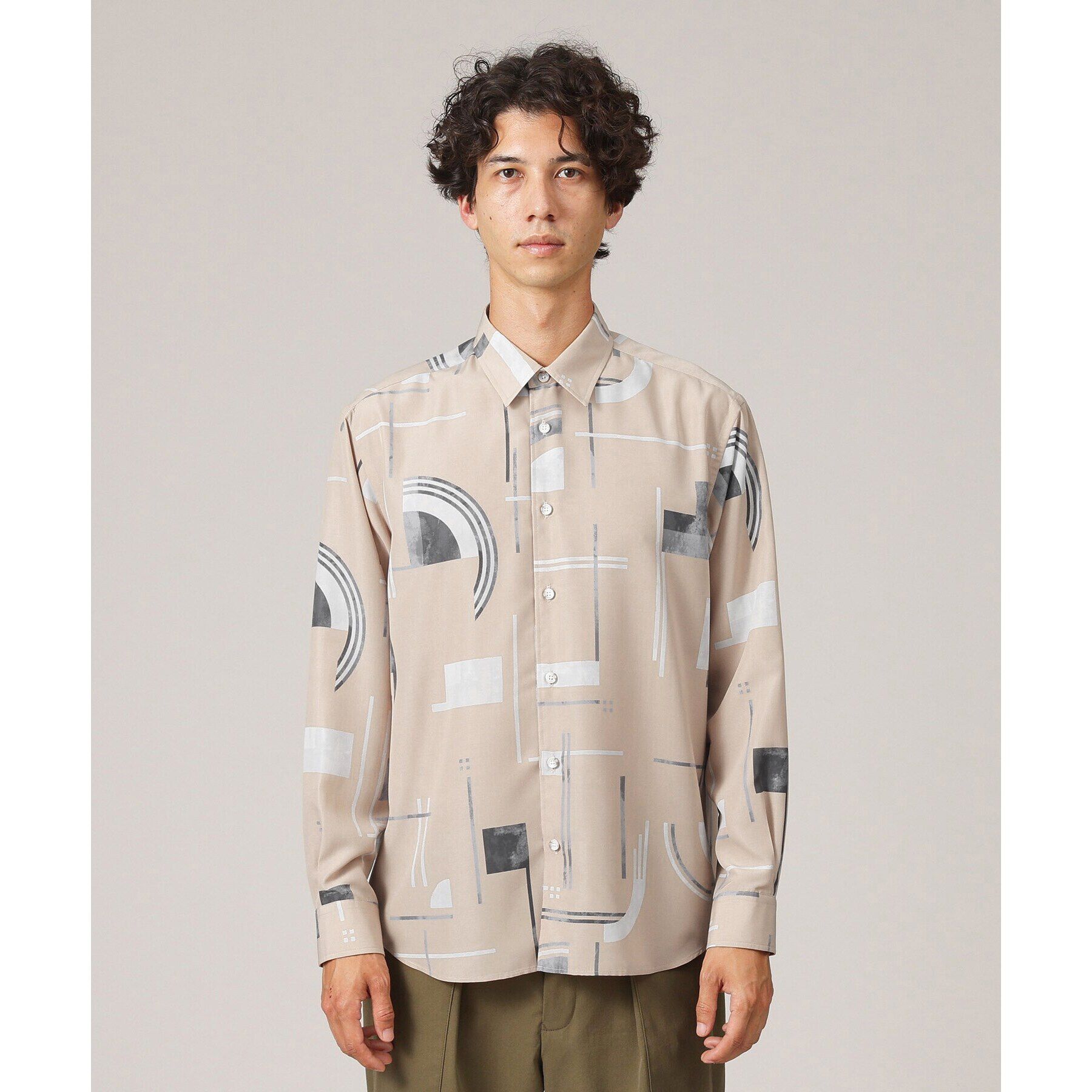 TAKEO KIKUCHI「アールデコ調アーカイブDM総柄シャツ」|シャツ・ブラウス|