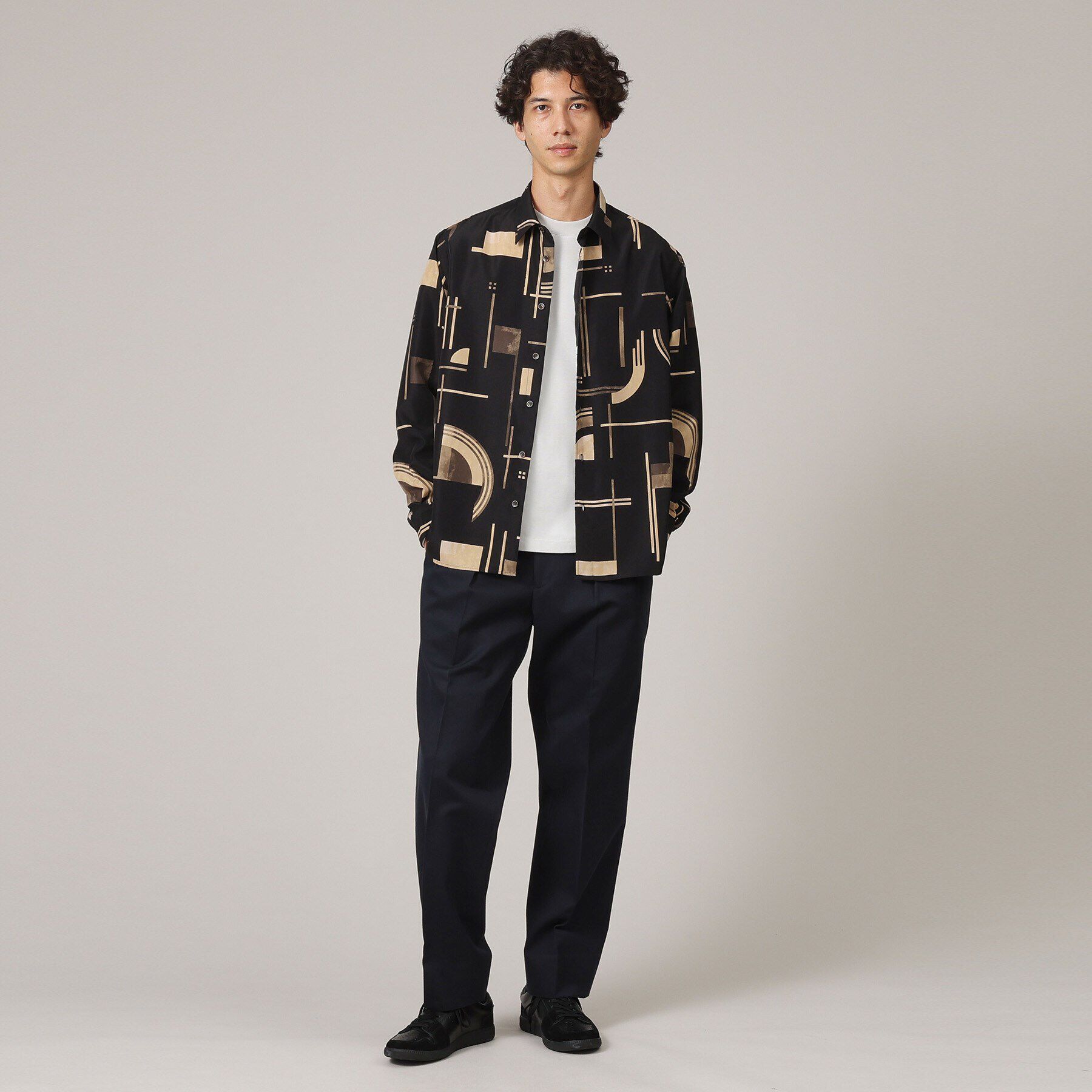 TAKEO KIKUCHI「アールデコ調アーカイブDM総柄シャツ」|シャツ・ブラウス|