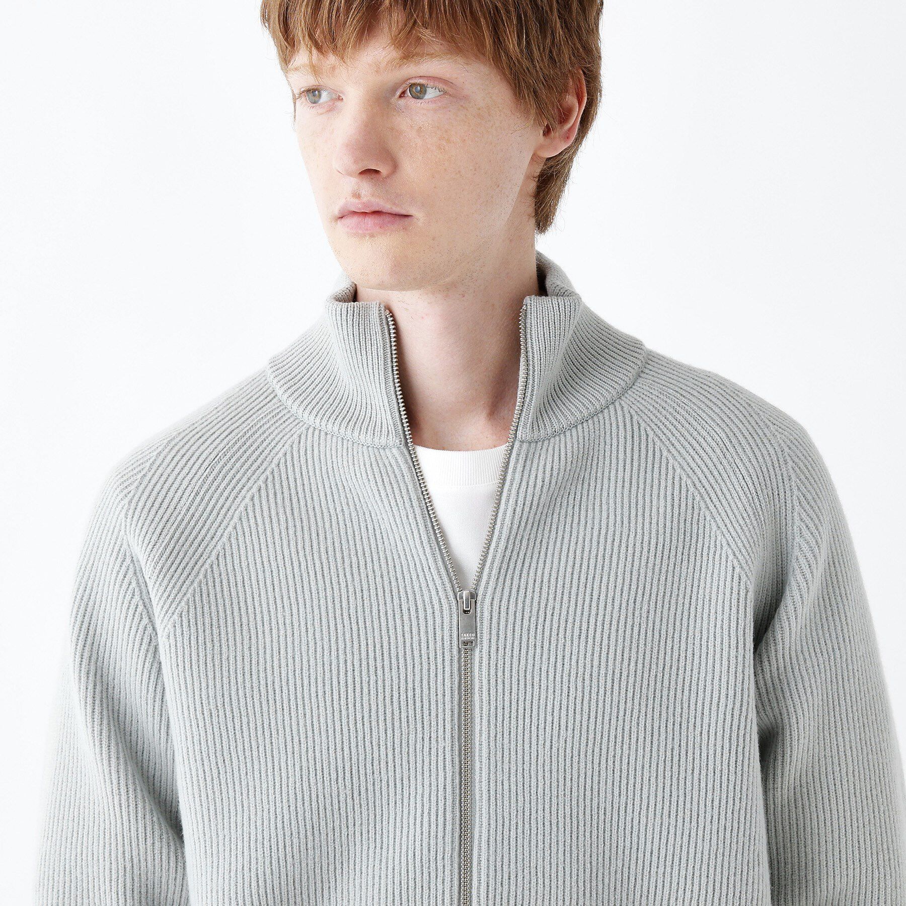 TAKEO KIKUCHI「【THE FLAGSHIP】フレンチメリノ 畦編 ドライバーズニット」|ニット・セーター|