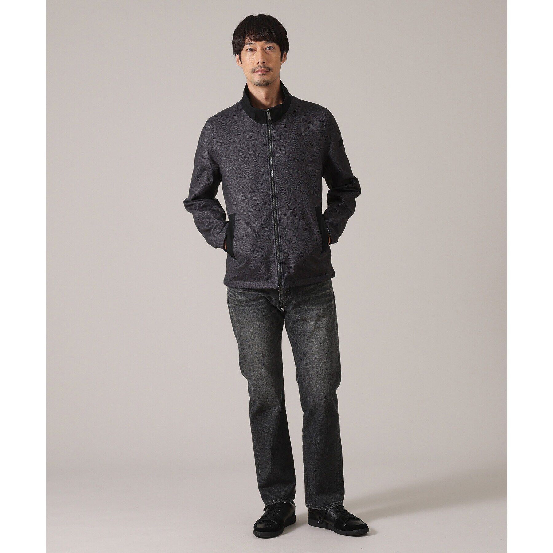 TAKEO KIKUCHI「【DOWN FABRIC】ダウンファブリック　フード ZIP UP　ブルゾン」|ブルゾン・スタジャン|