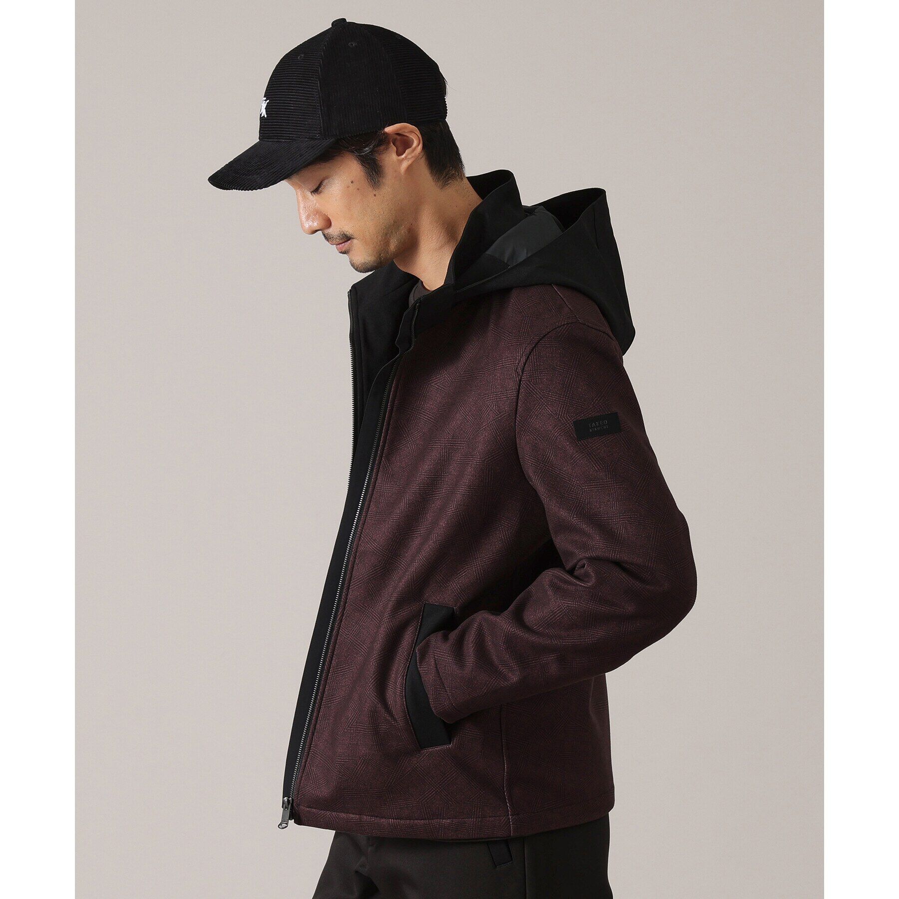 TAKEO KIKUCHI「【DOWN FABRIC】ダウンファブリック　フード ZIP UP　ブルゾン」|ブルゾン・スタジャン|