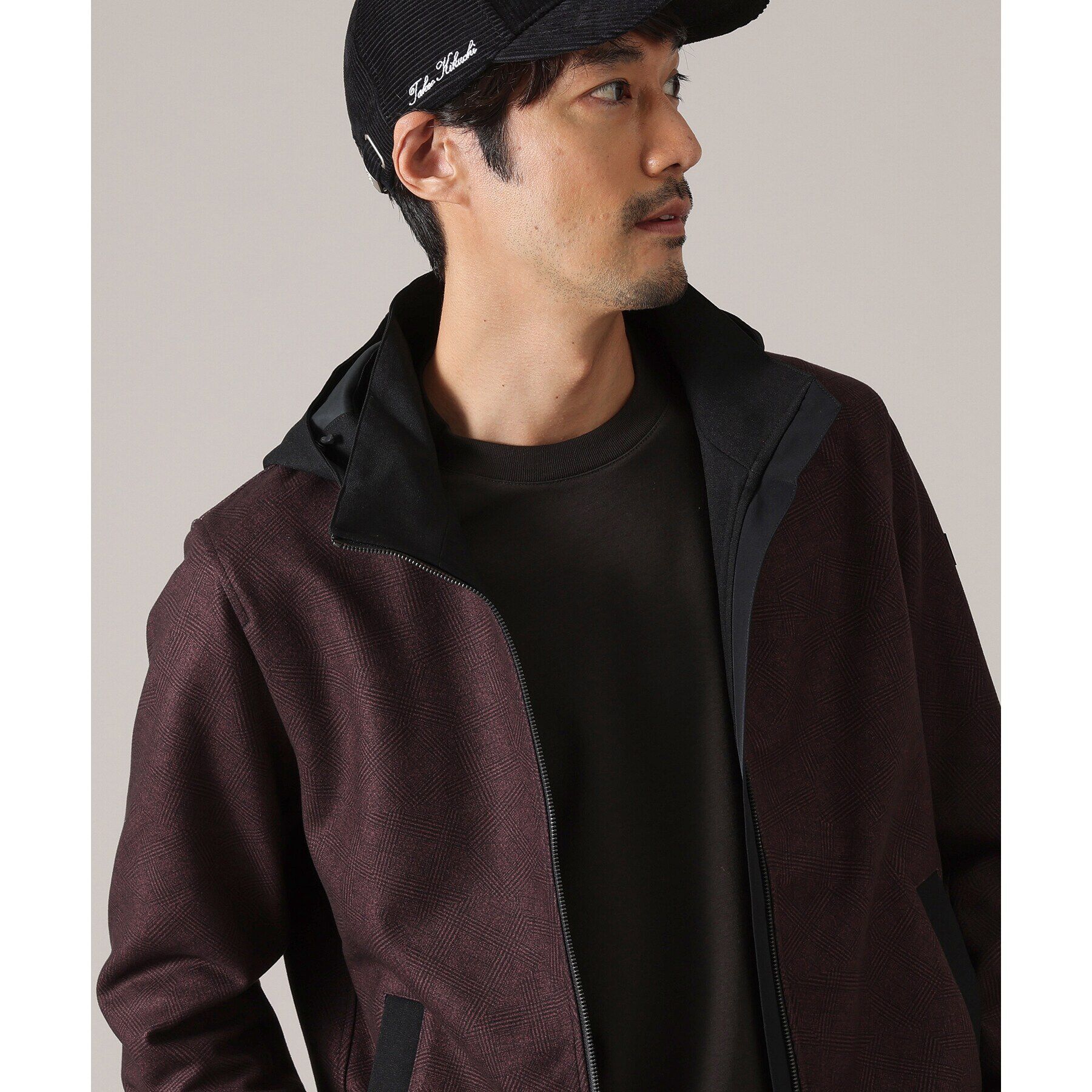 TAKEO KIKUCHI「【DOWN FABRIC】ダウンファブリック　フード ZIP UP　ブルゾン」|ブルゾン・スタジャン|