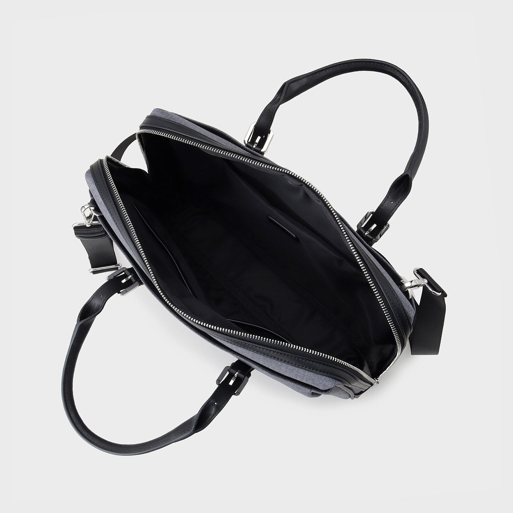 TAKEO KIKUCHI「【ビジネス/13インチPC対応】スリムヘリンボン ブリーフケース」|ビジネスバッグ|