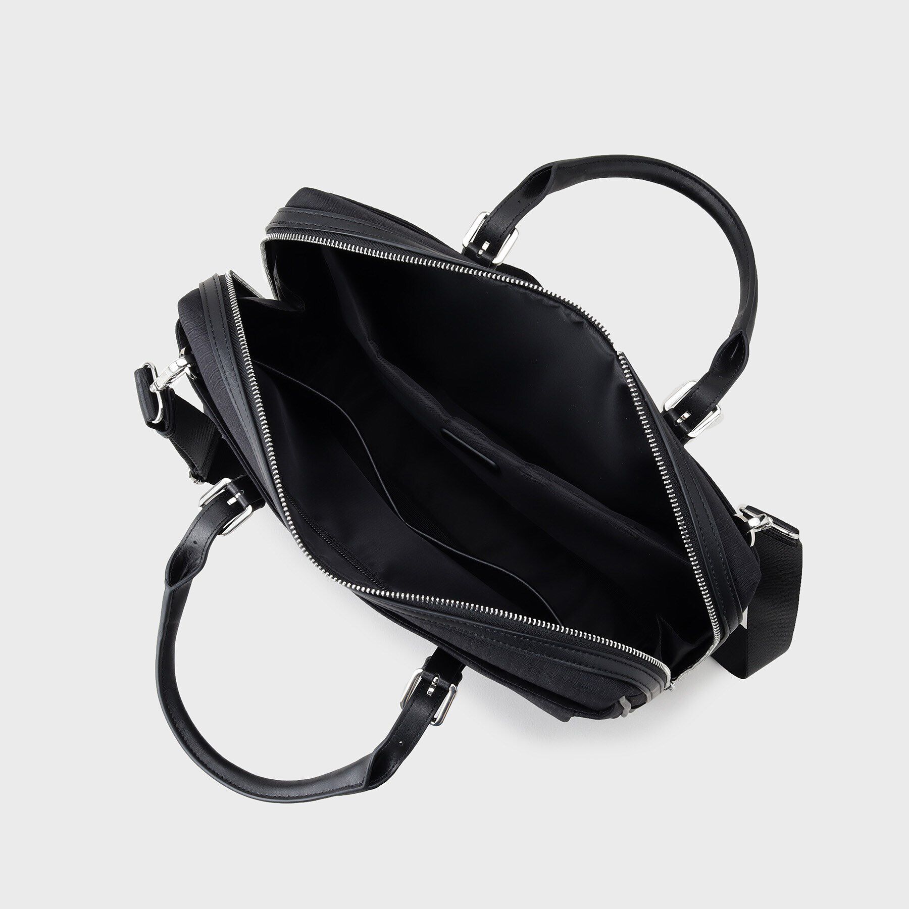 TAKEO KIKUCHI「【ビジネス/13インチPC対応】スリムヘリンボン ブリーフケース」|ビジネスバッグ|