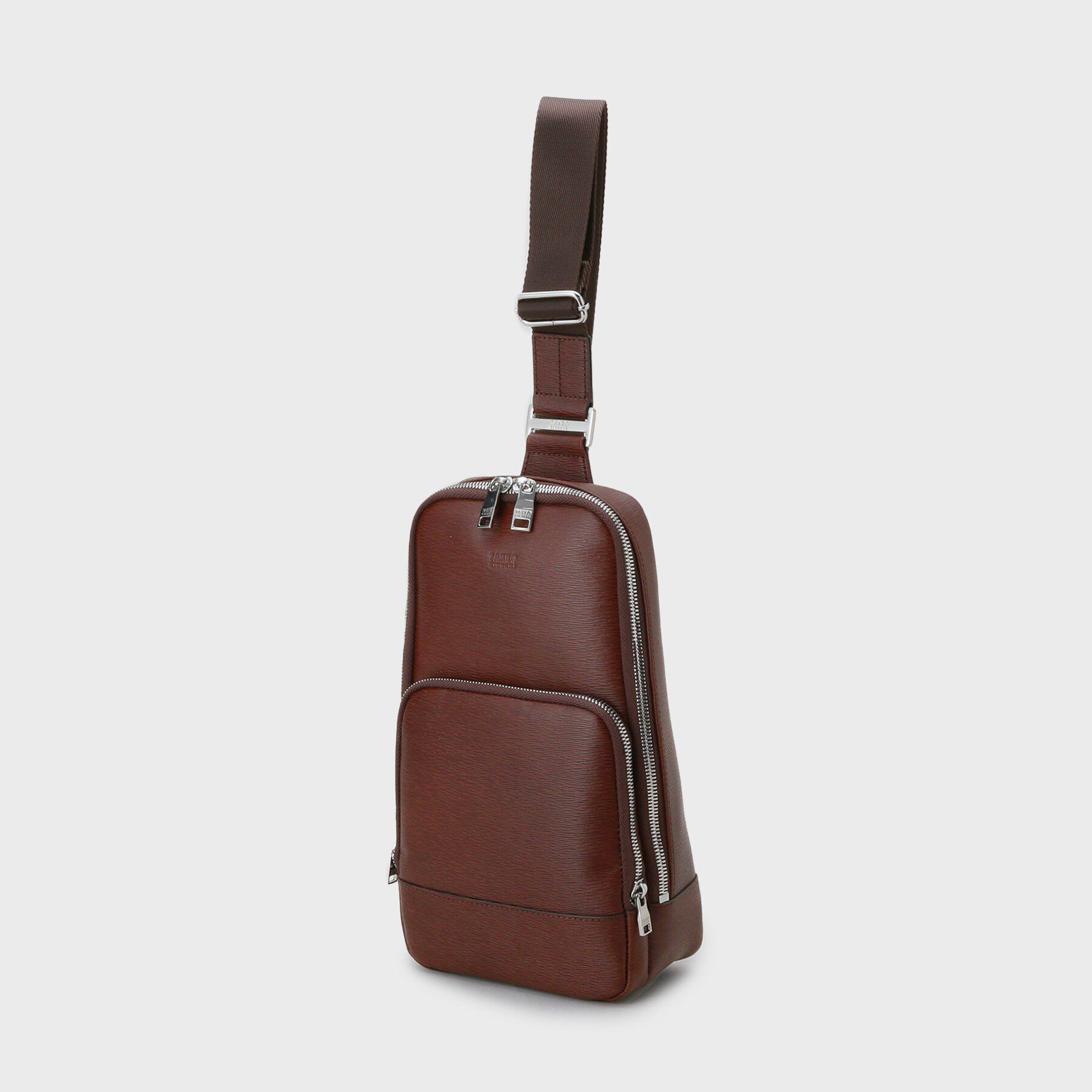 TAKEO KIKUCHI「水シボレザーワンショルダーバッグ」|ショルダー・メッセンジャー|モカブラウン(042