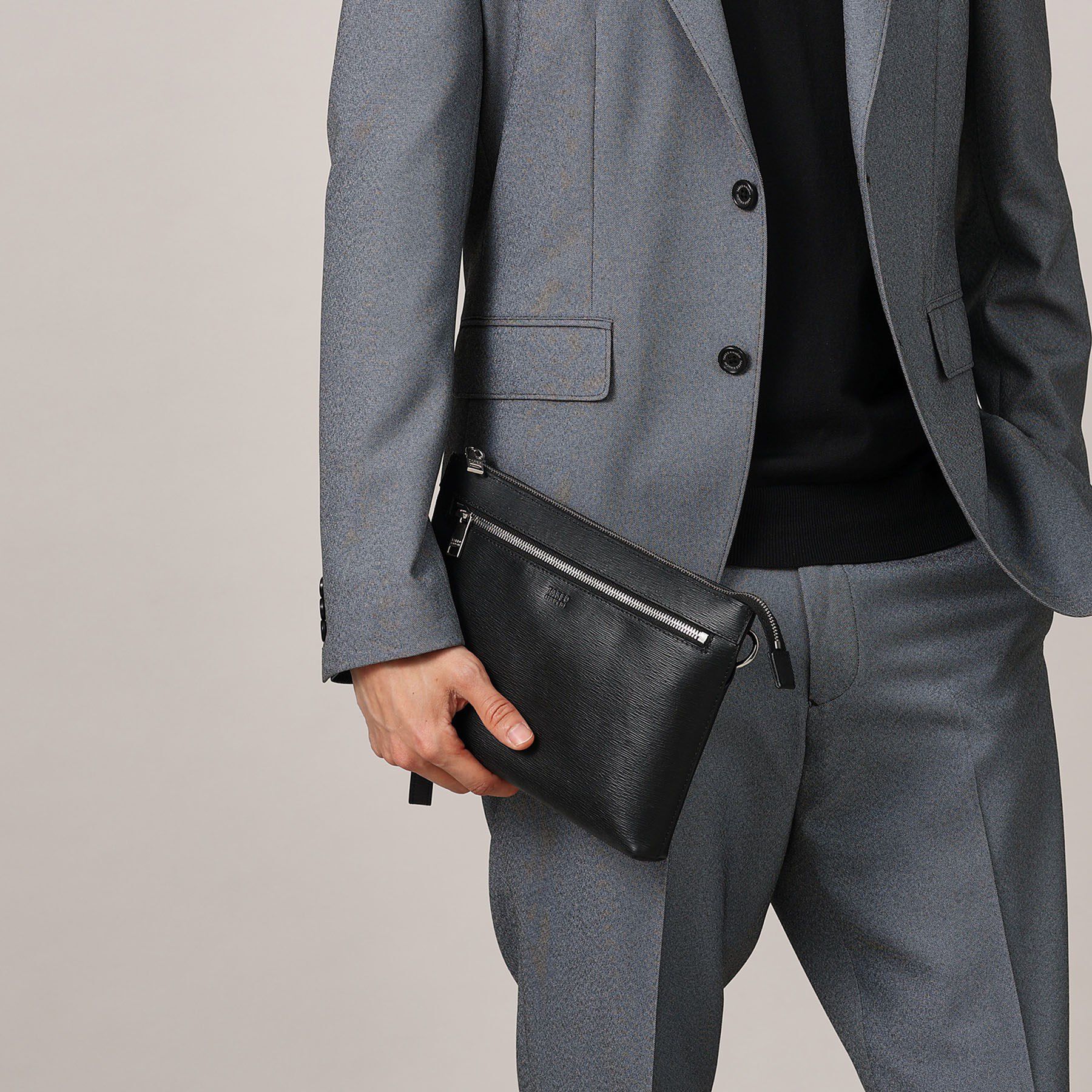 TAKEO KIKUCHI「水シボレザー2WAYクラッチバッグ」|クラッチバッグ|