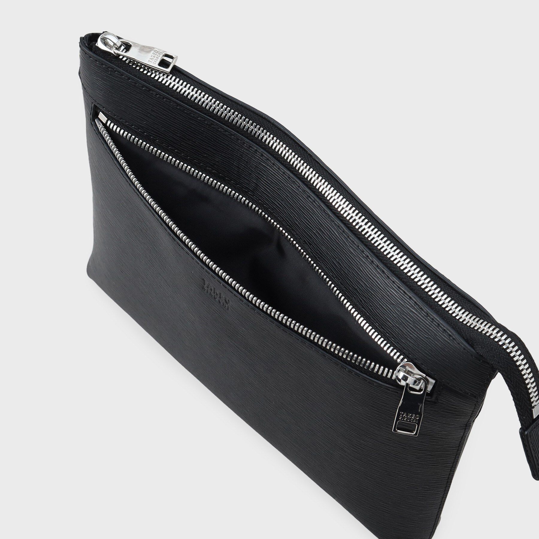 TAKEO KIKUCHI「水シボレザー2WAYクラッチバッグ」|クラッチバッグ|