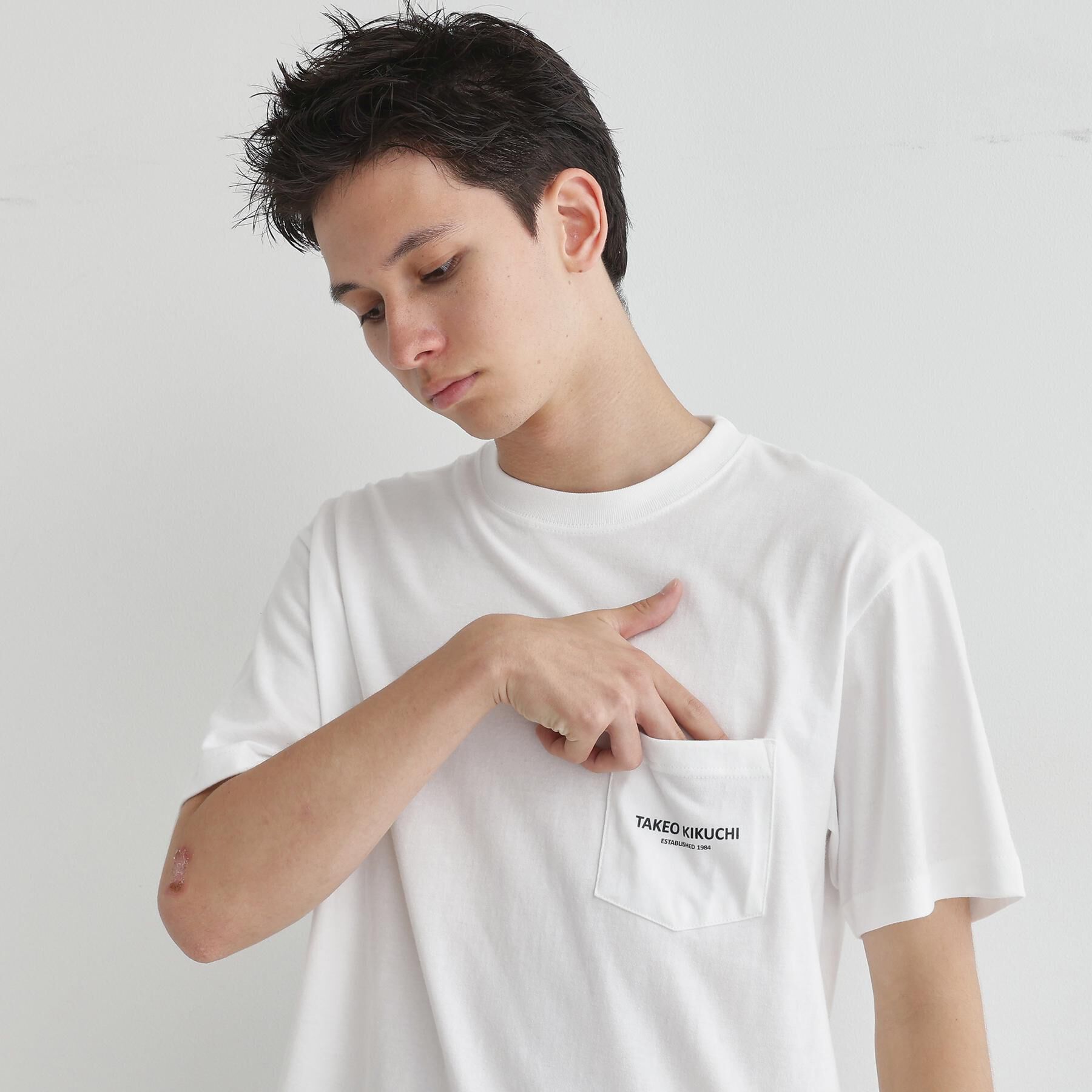 TAKEO KIKUCHI「【LIMITED】EST．1984ワンポイントロゴTシャツ」|Tシャツ・カットソー|