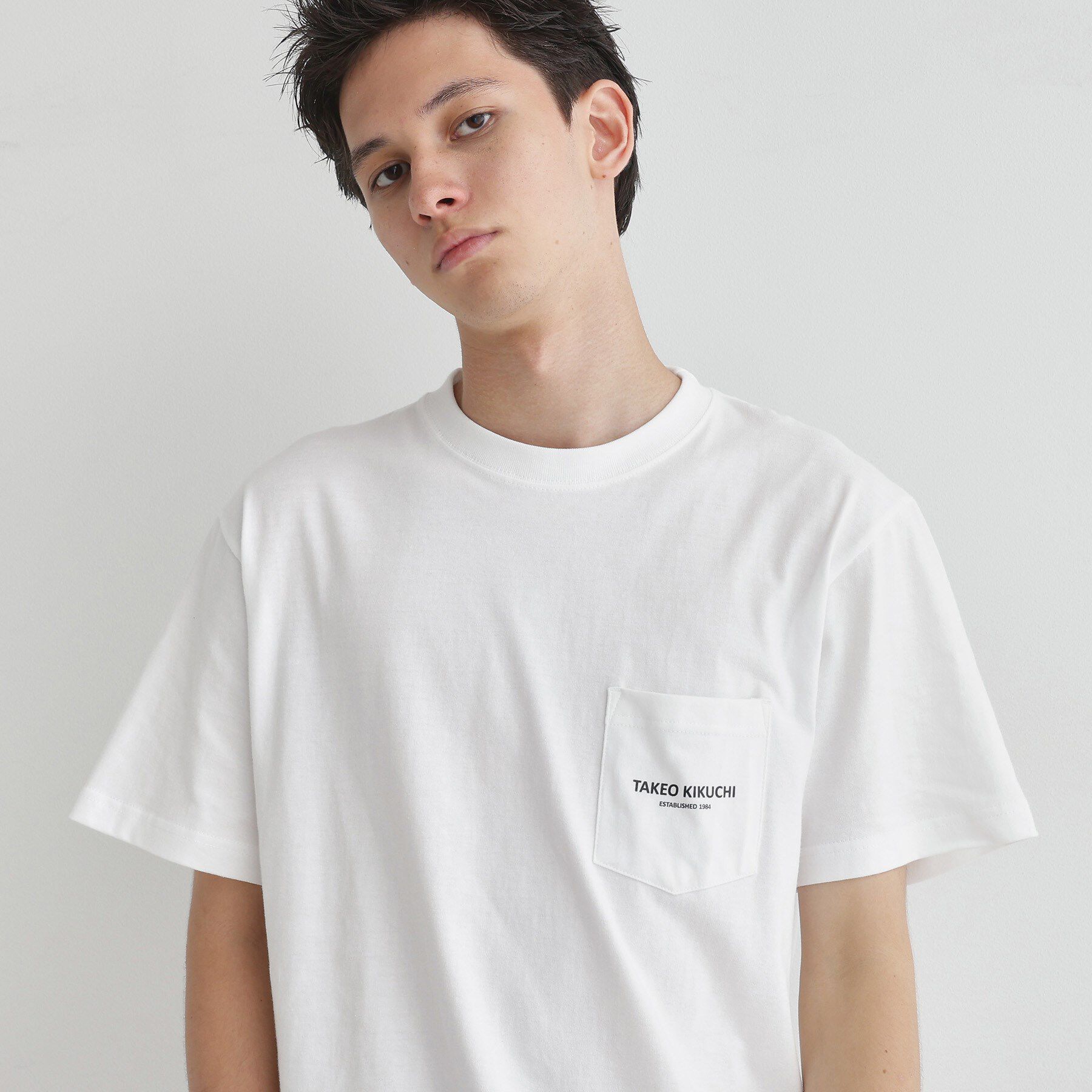 TAKEO KIKUCHI「【LIMITED】EST．1984ワンポイントロゴTシャツ」|Tシャツ・カットソー|