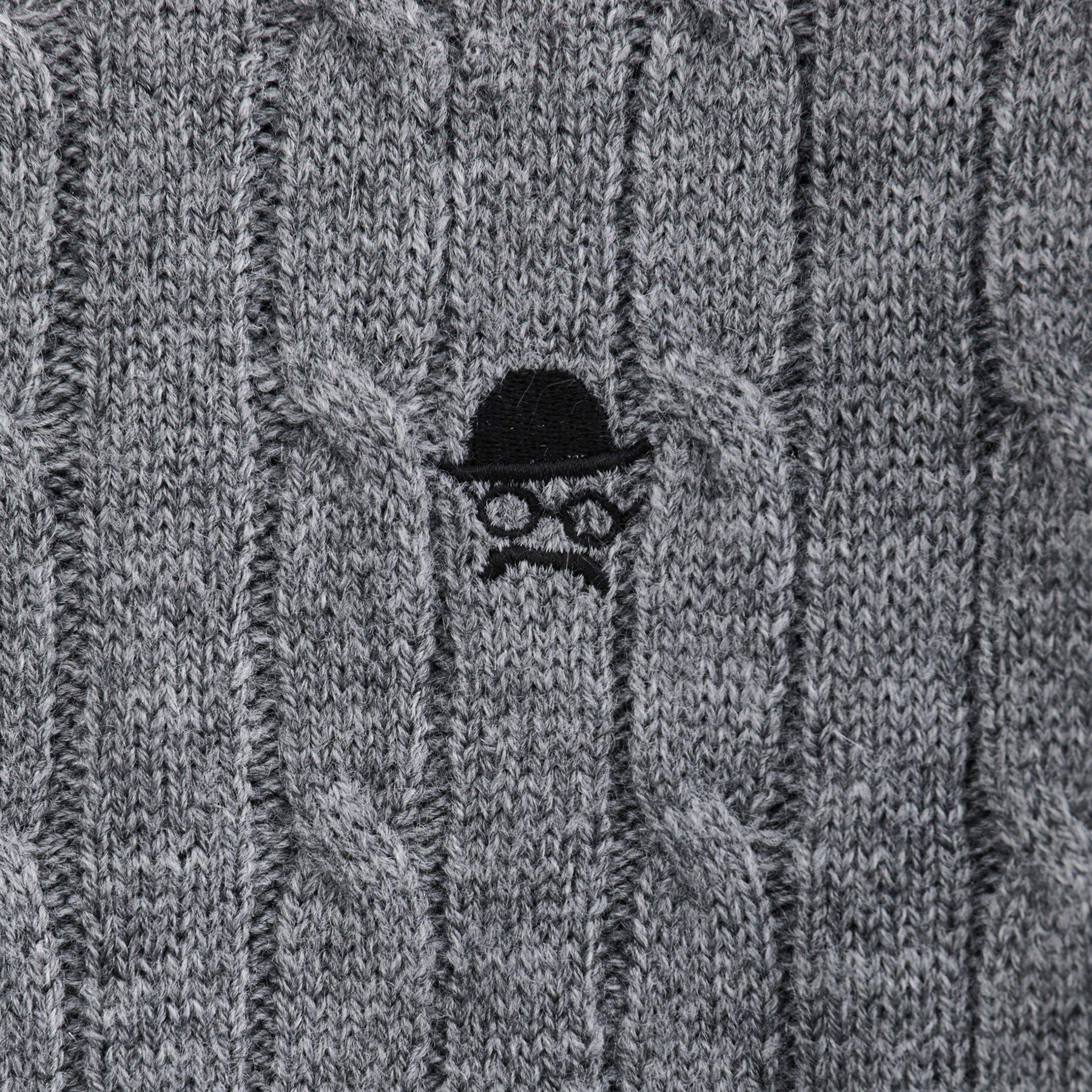TAKEO KIKUCHI「【LIMITED】ワンポイント刺繍ケーブルニット」|ニット・セーター|
